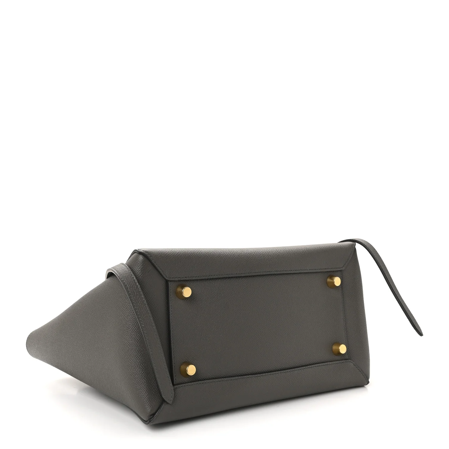 Grained Calfskin Mini Belt Bag Grey - Image 4