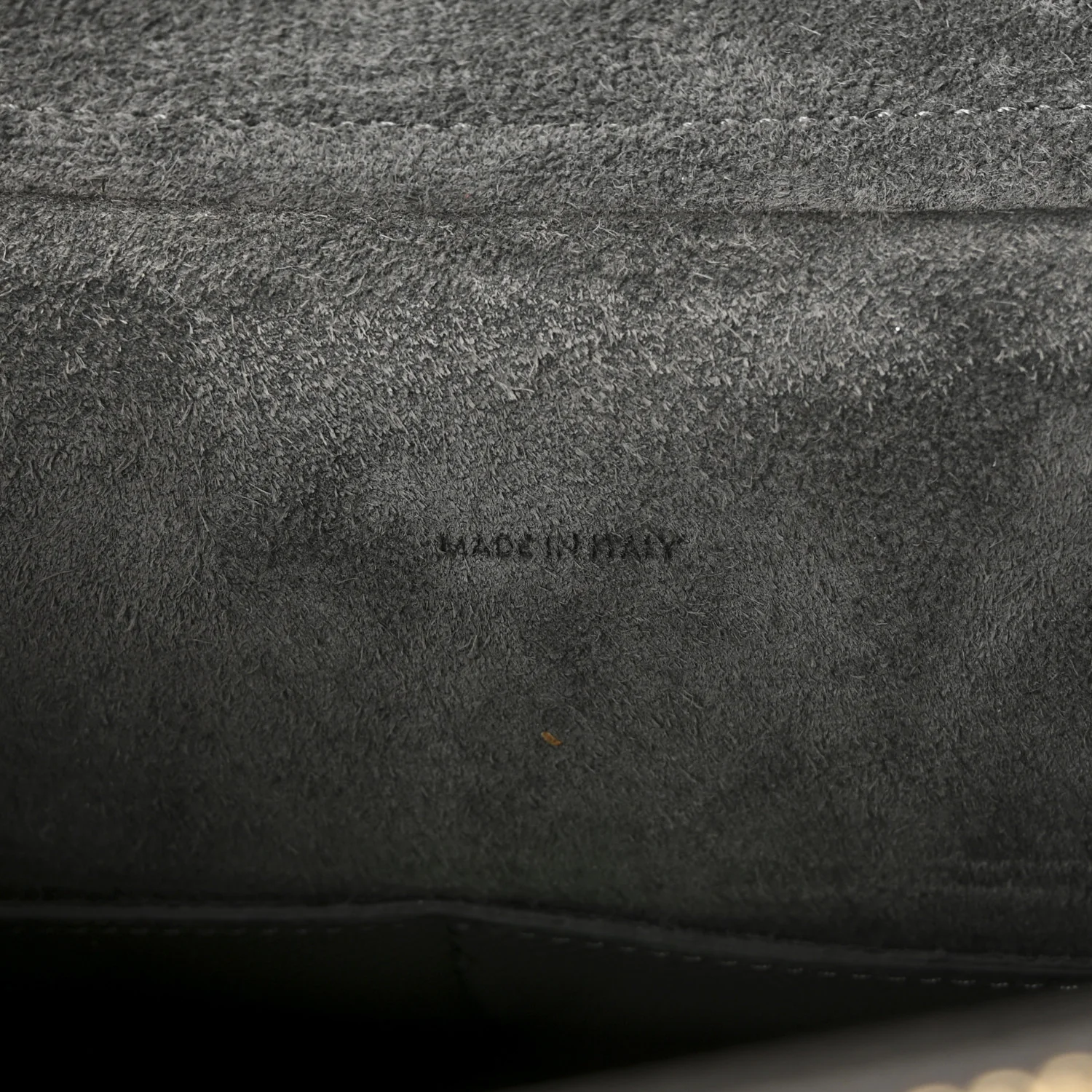 Grained Calfskin Mini Belt Bag Grey - Image 7