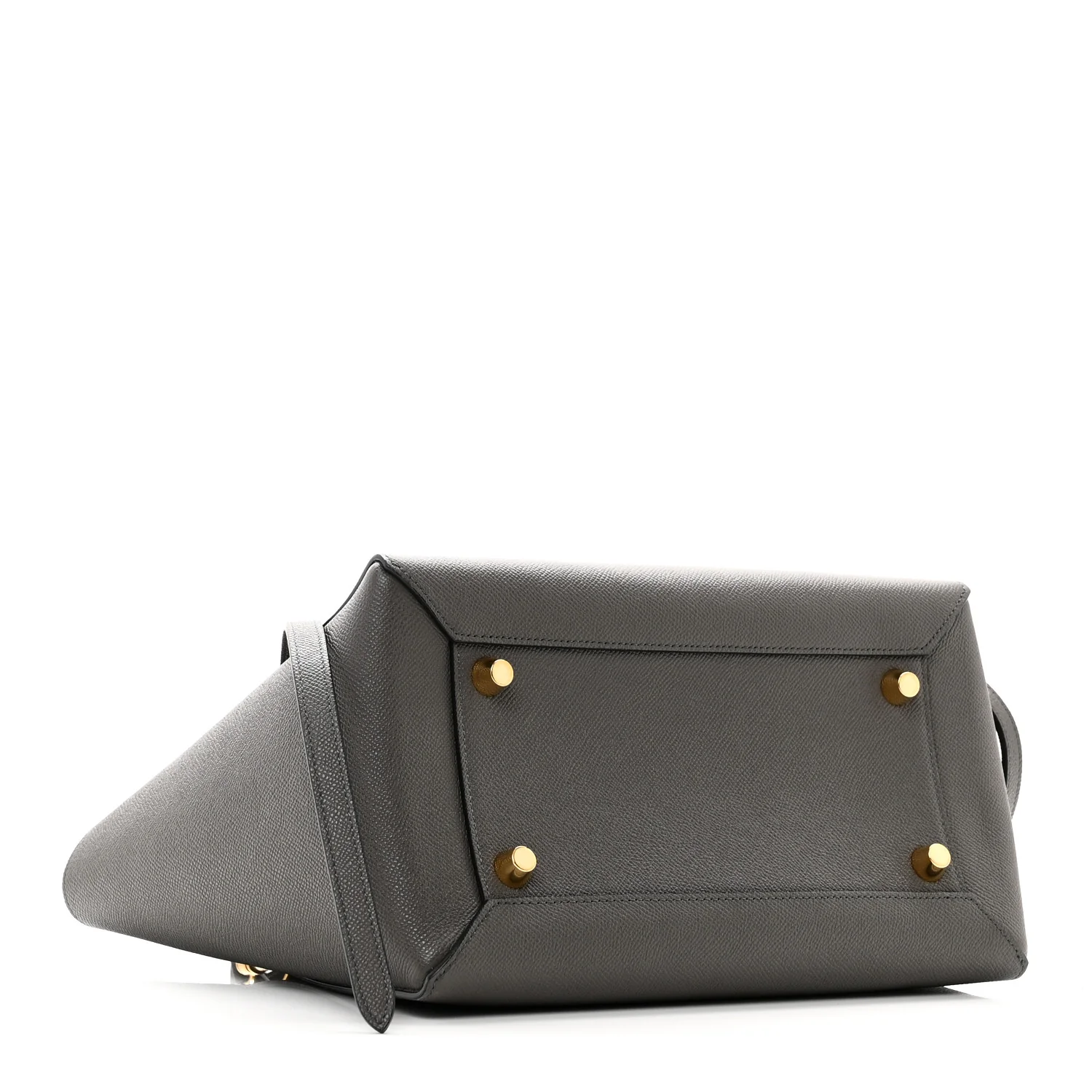 Grained Calfskin Mini Belt Bag Grey - Image 4