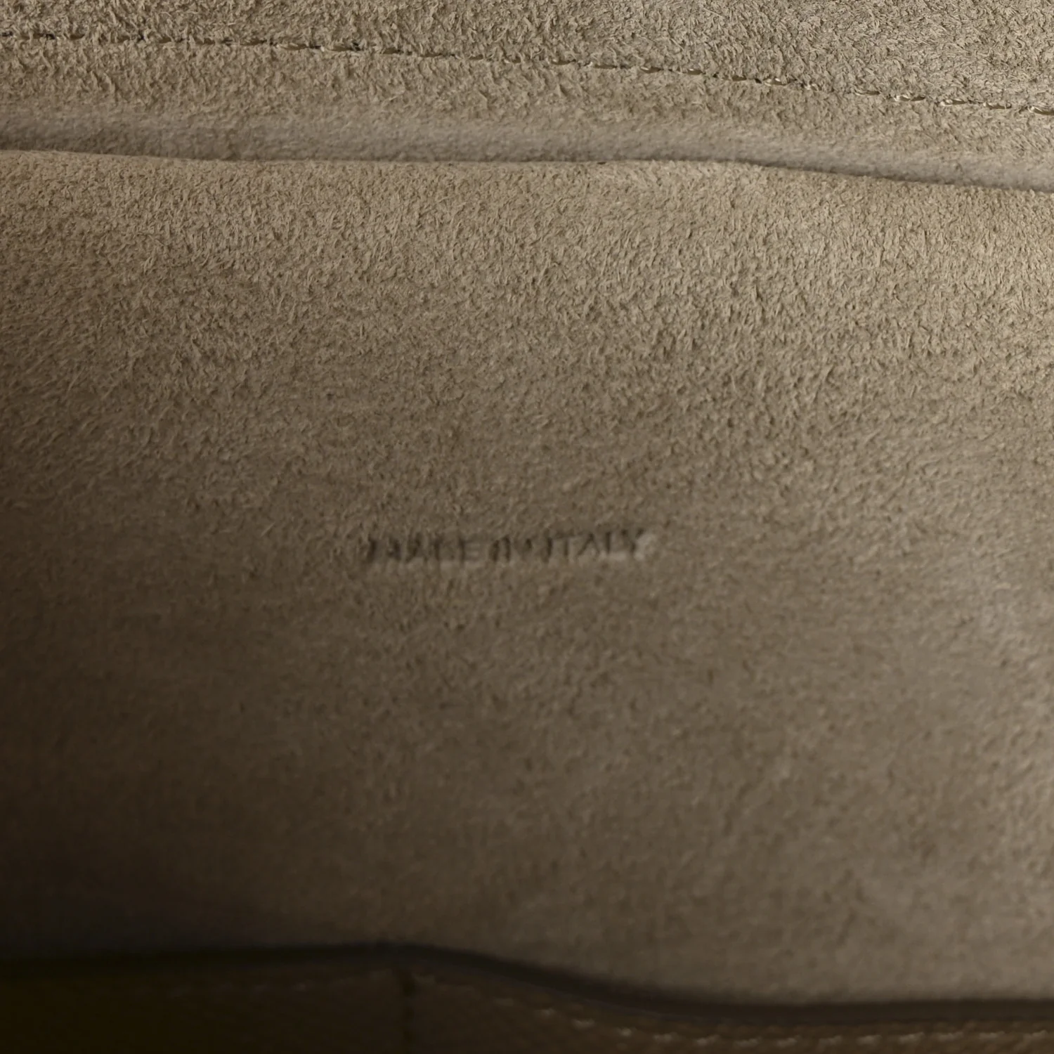 Grained Calfskin Mini Belt Bag Light Taupe - Image 7