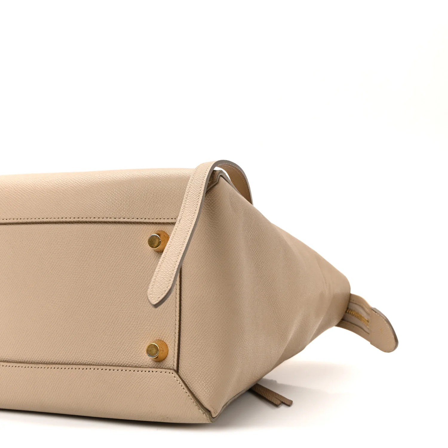 Grained Calfskin Mini Belt Bag Light Taupe - Image 10