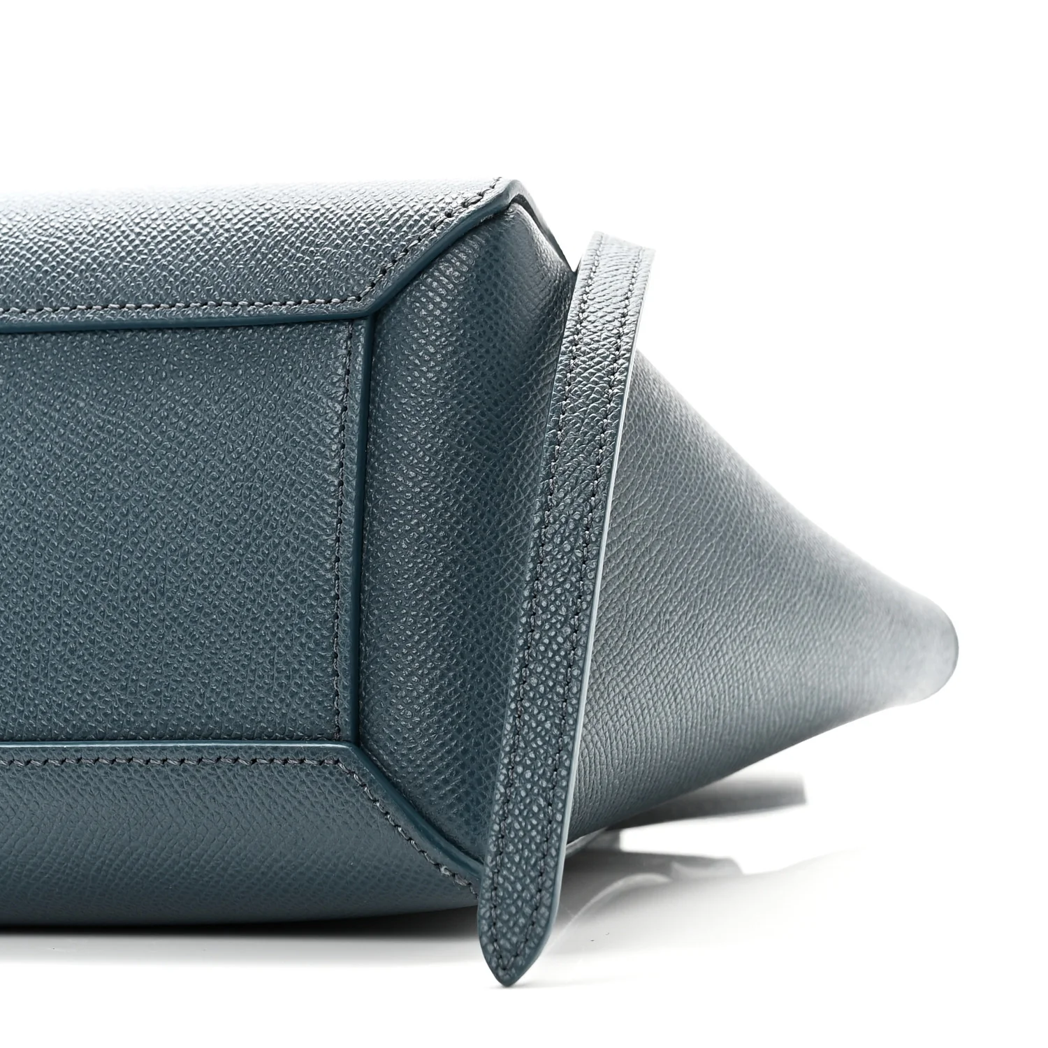 Grained Calfskin Nano Belt Bag Abyss Blue - Image 10