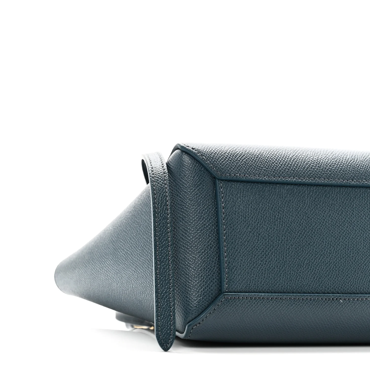 Grained Calfskin Nano Belt Bag Abyss Blue - Image 9