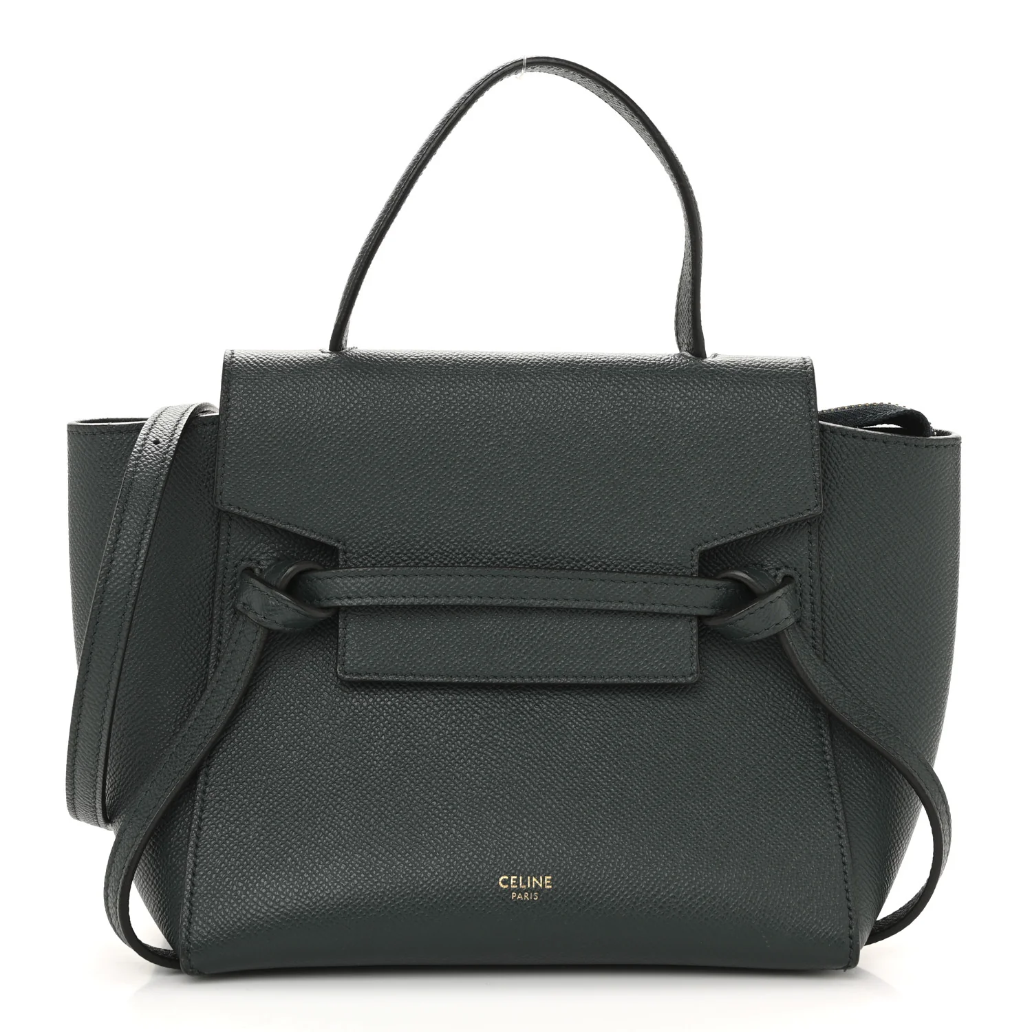 Grained Calfskin Nano Belt Bag Amazone