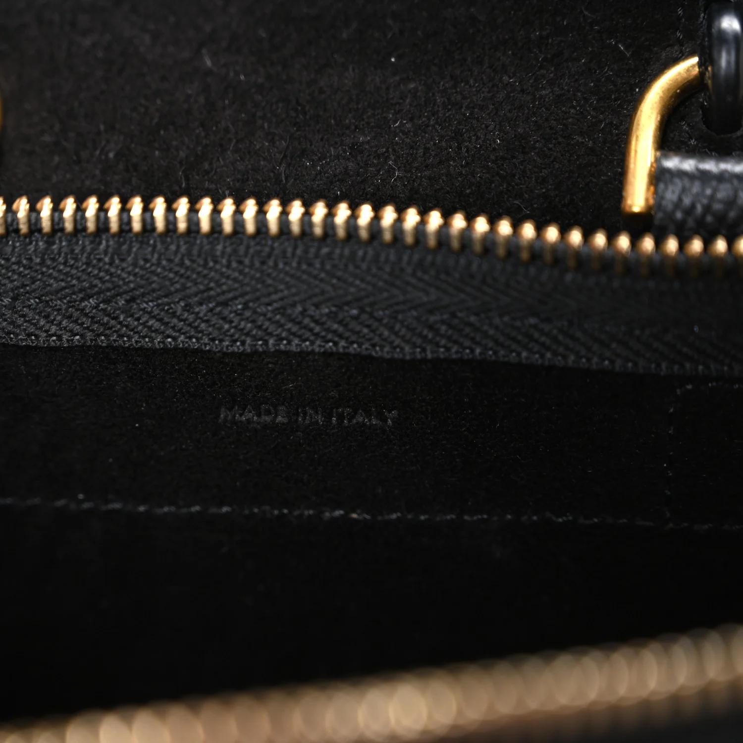 Grained Calfskin Nano Belt Bag Black - Image 7