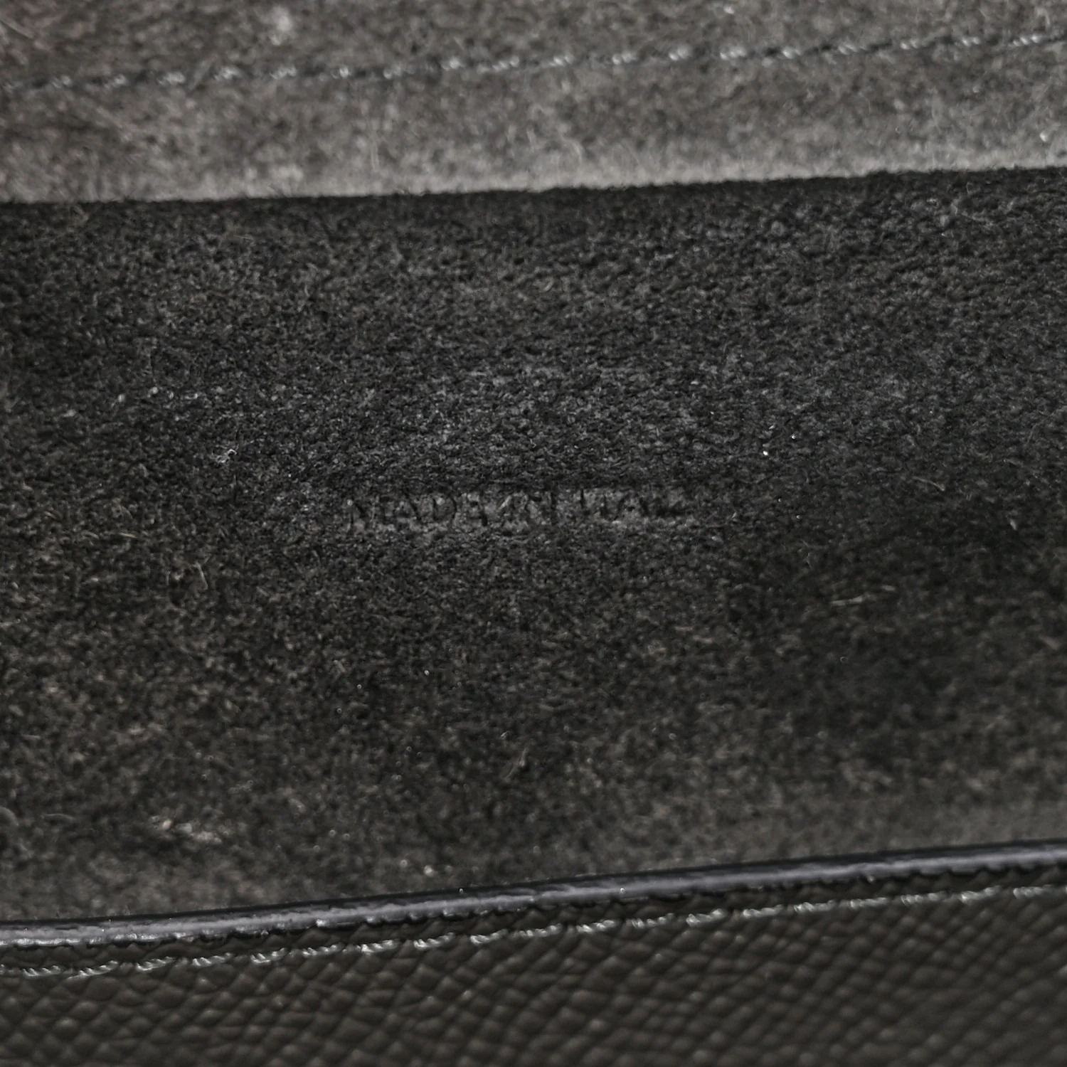 Grained Calfskin Nano Belt Bag Grey - Image 7