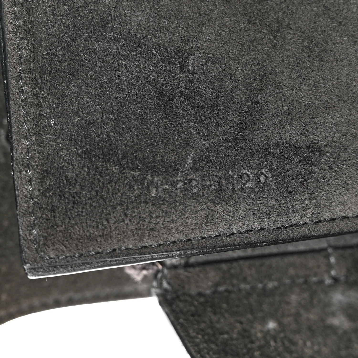 Grained Calfskin Nano Belt Bag Grey - Image 8
