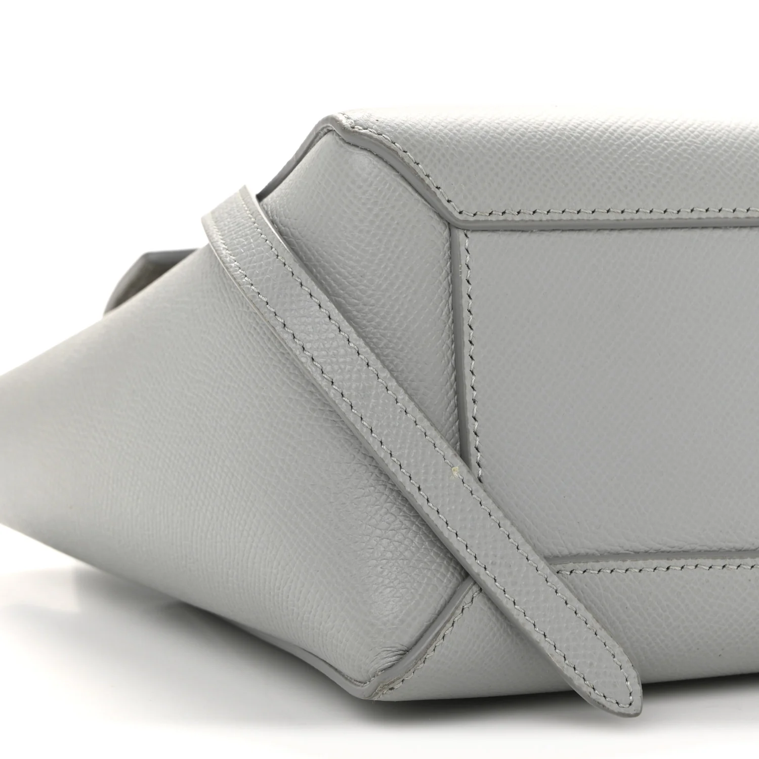 Grained Calfskin Nano Belt Bag Mineral - Image 10