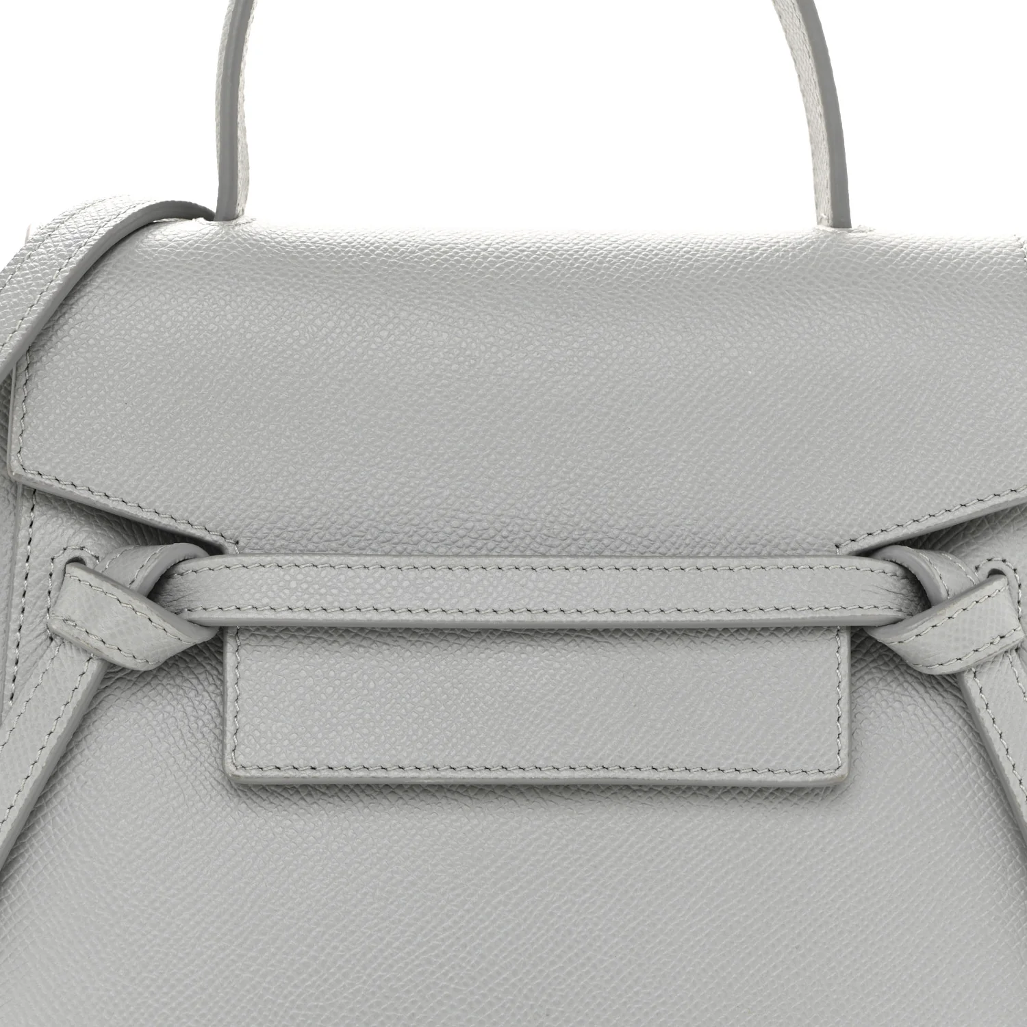 Grained Calfskin Nano Belt Bag Mineral - Image 9
