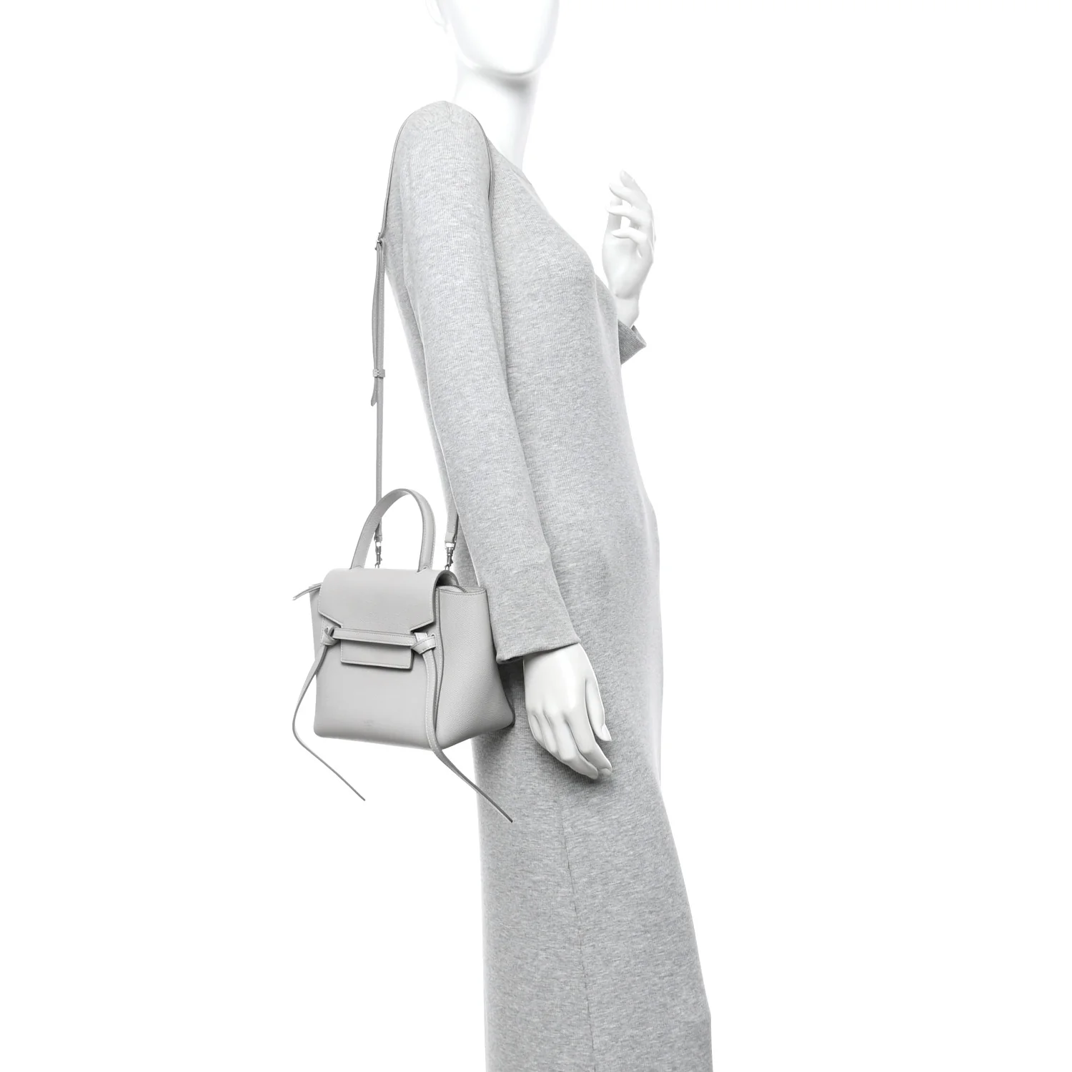 Grained Calfskin Nano Belt Bag Mineral - Image 2
