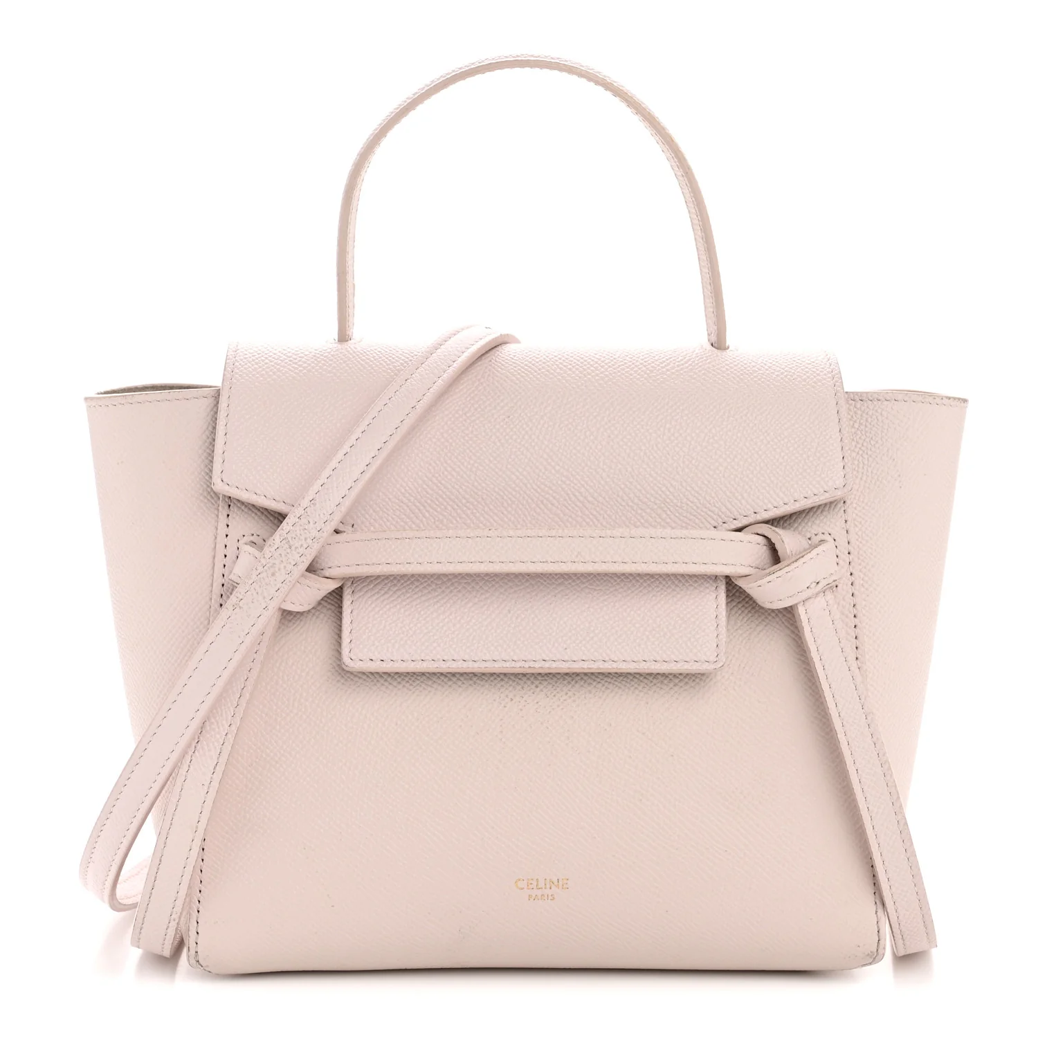 Grained Calfskin Nano Belt Bag Peony
