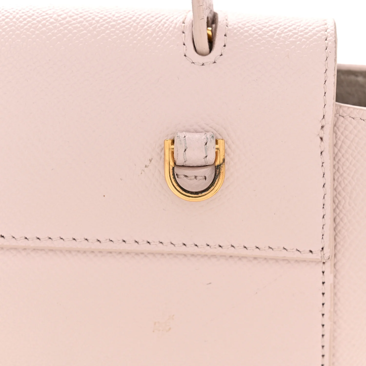 Grained Calfskin Nano Belt Bag Peony - Image 13