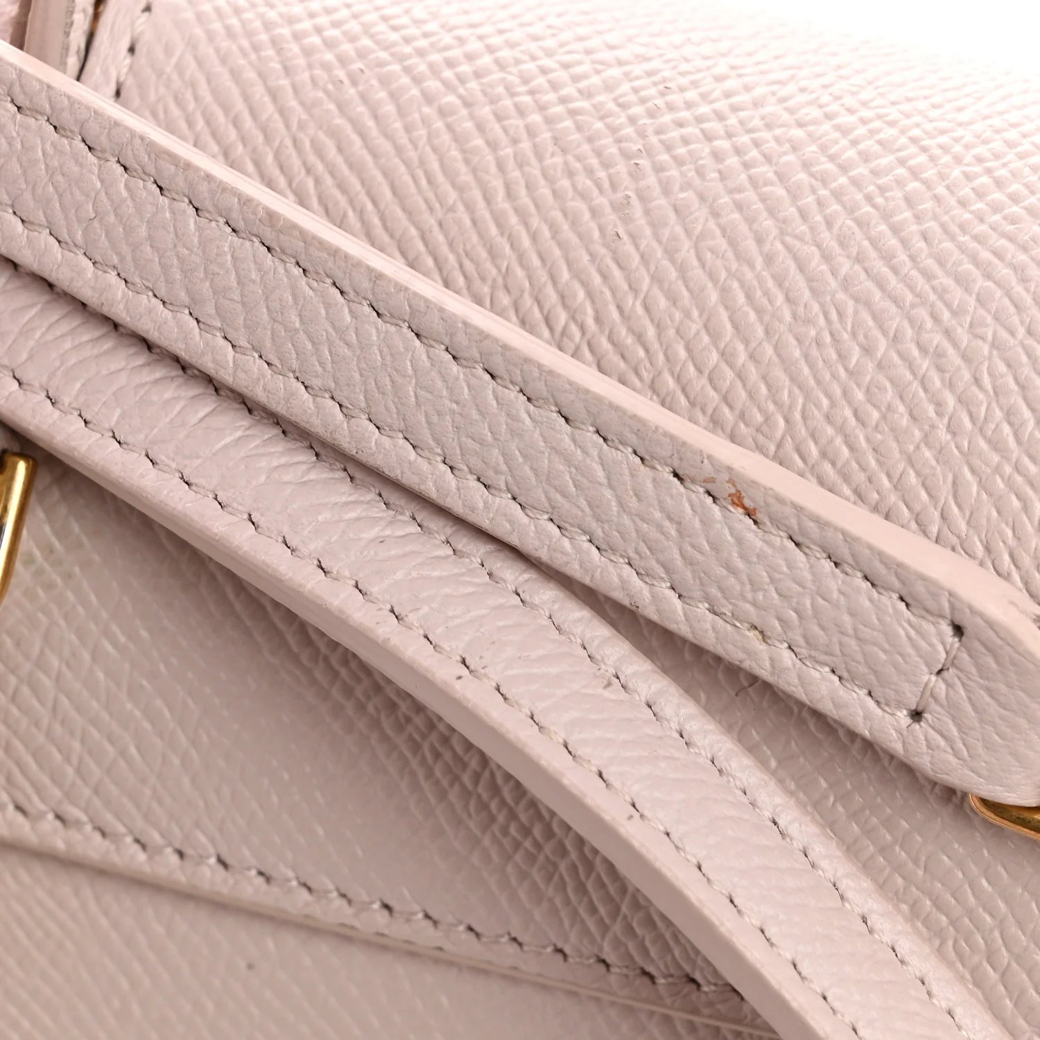 Grained Calfskin Nano Belt Bag Peony - Image 14