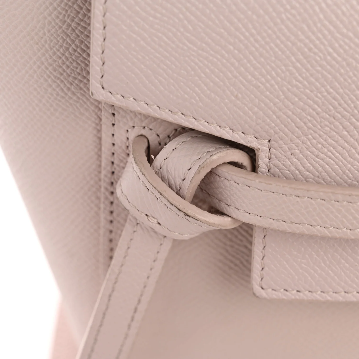 Grained Calfskin Nano Belt Bag Peony - Image 15