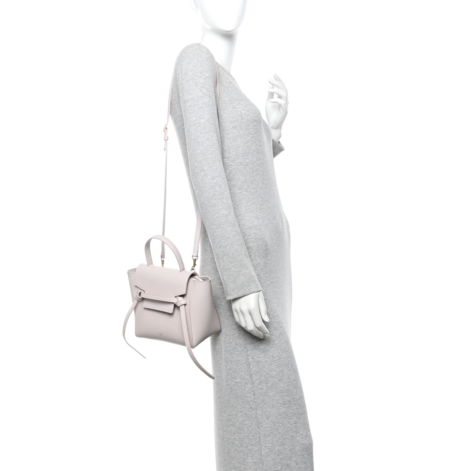 Grained Calfskin Nano Belt Bag Peony - Image 2