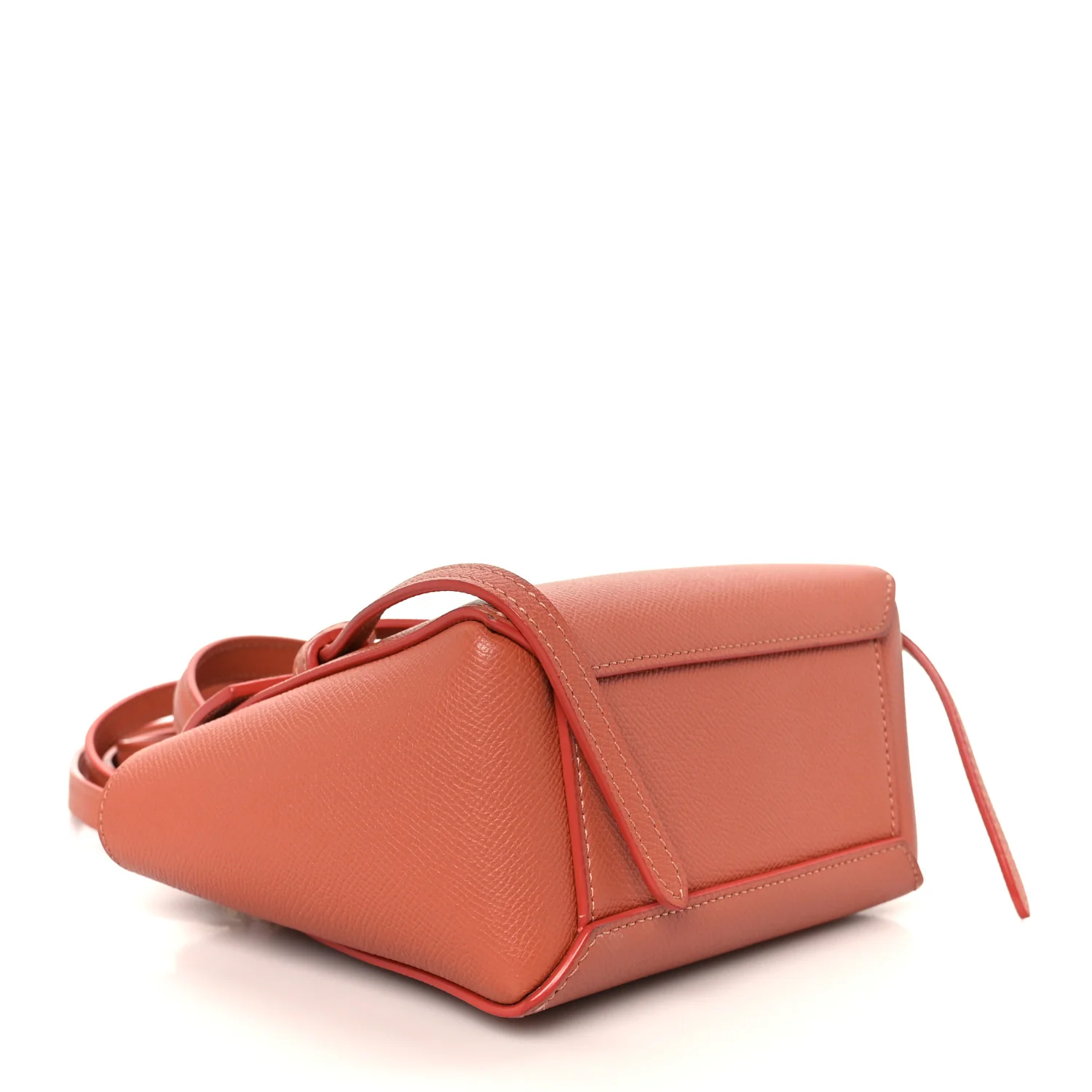 Grained Calfskin Nano Belt Bag Terracotta - Image 4