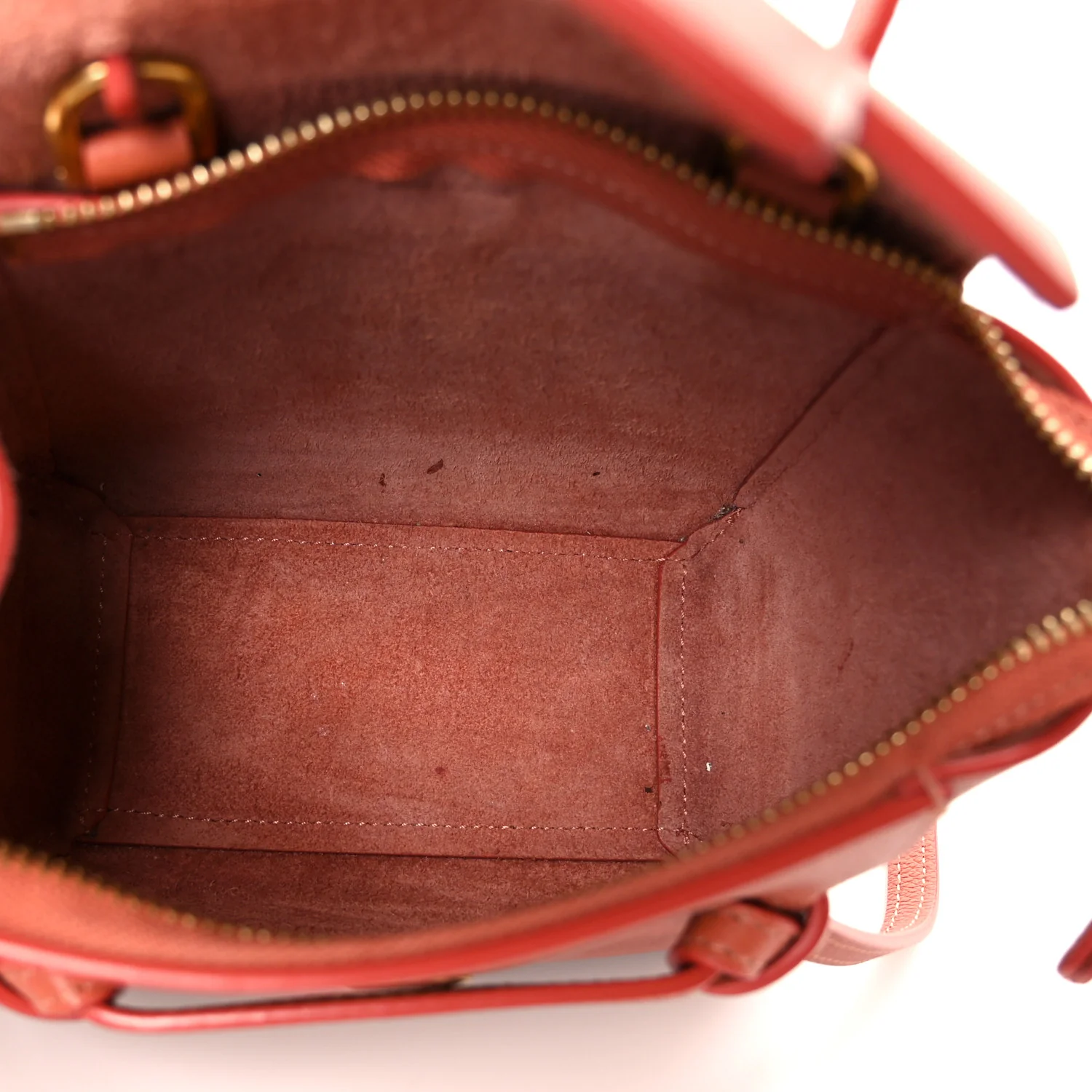 Grained Calfskin Nano Belt Bag Terracotta - Image 5