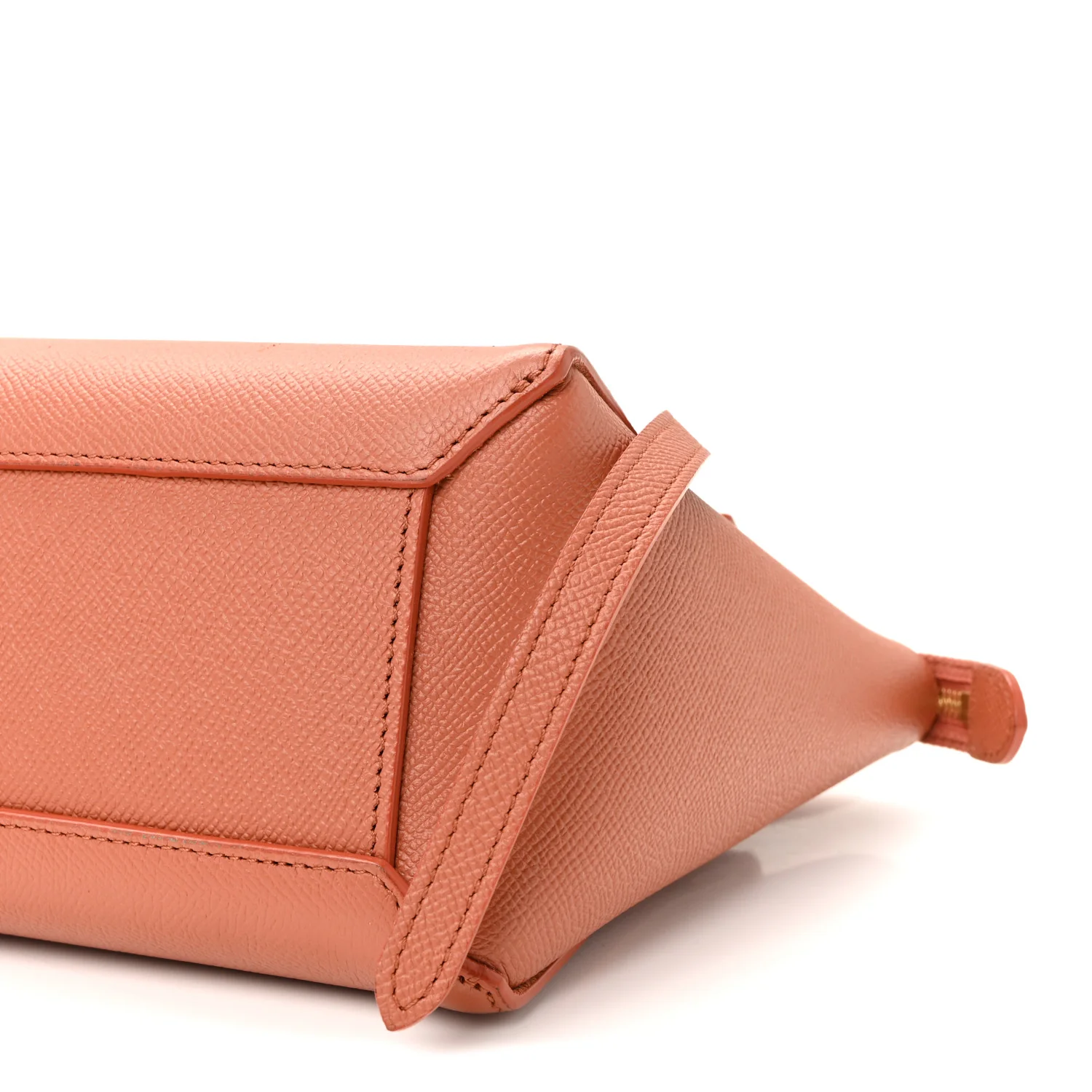 Grained Calfskin Nano Belt Bag Terracotta - Image 10
