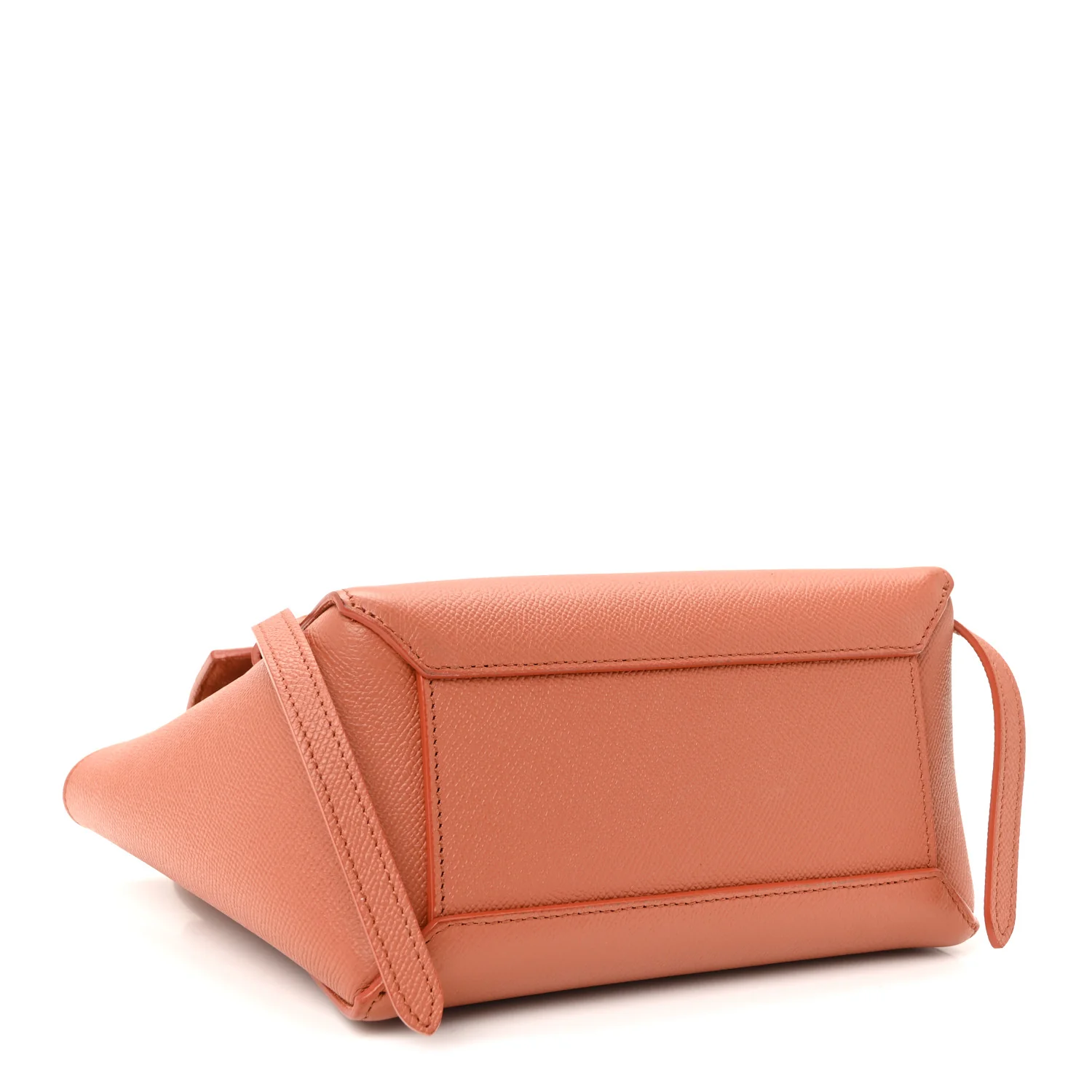 Grained Calfskin Nano Belt Bag Terracotta - Image 4