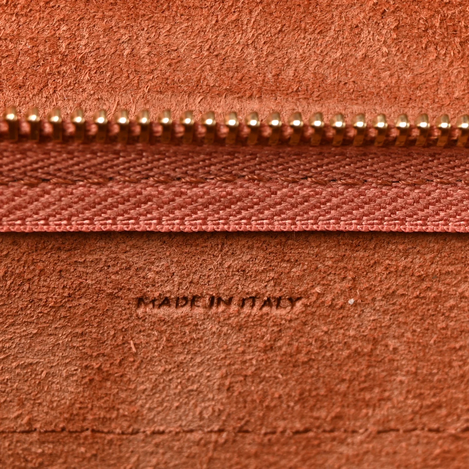 Grained Calfskin Nano Belt Bag Terracotta - Image 7