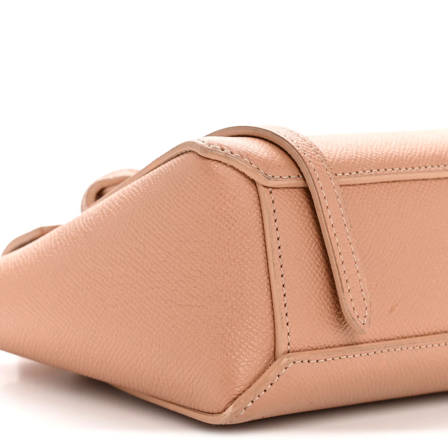 Grained Calfskin Pico Belt Bag Light Taupe - Image 10