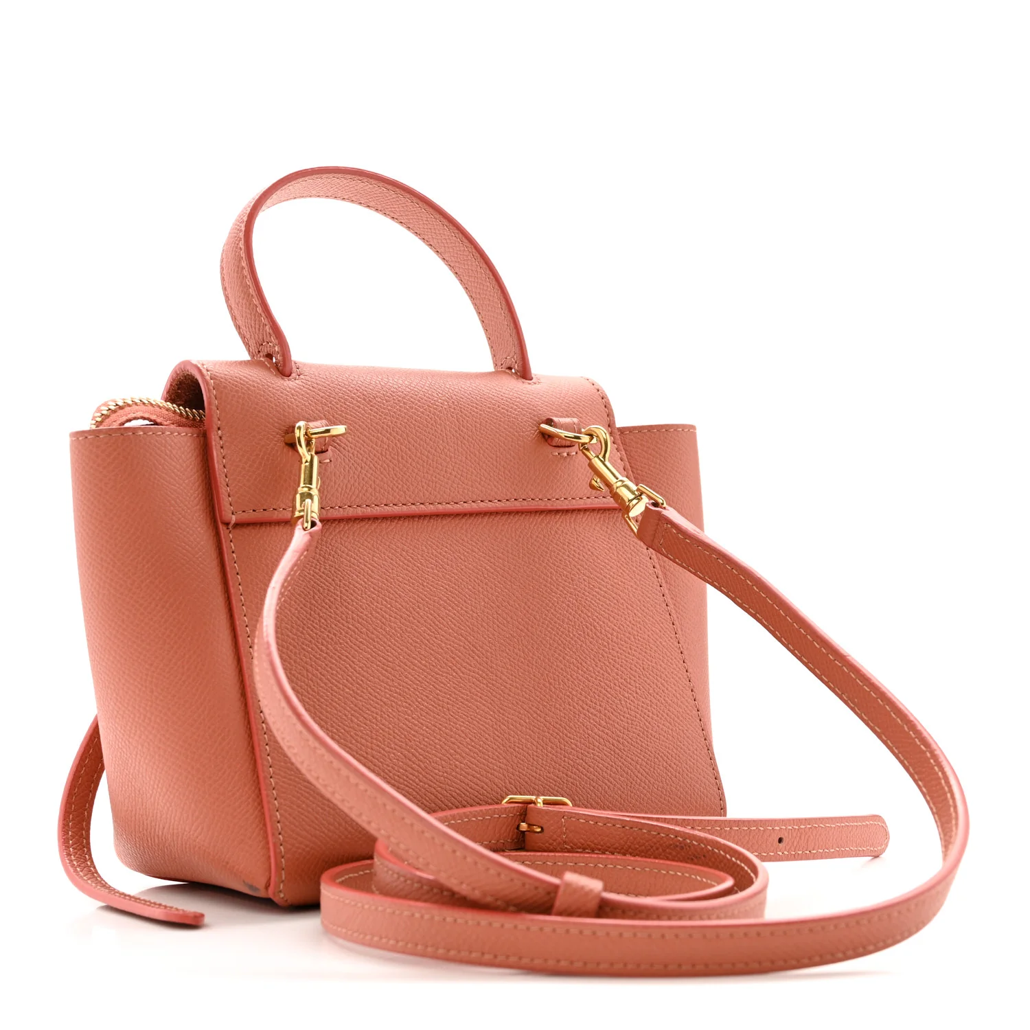 Grained Calfskin Pico Belt Bag Lychee - Image 3