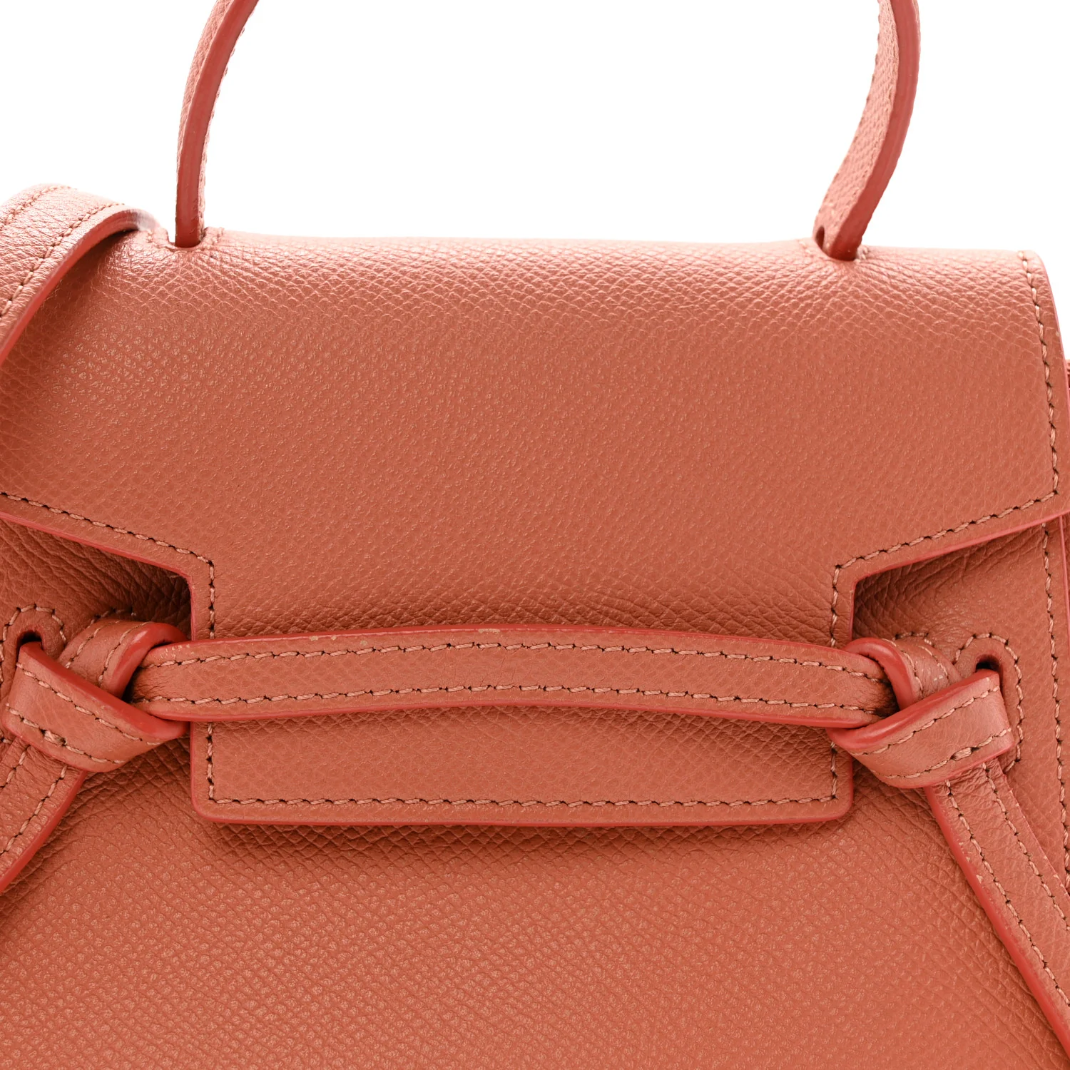 Grained Calfskin Pico Belt Bag Lychee - Image 8