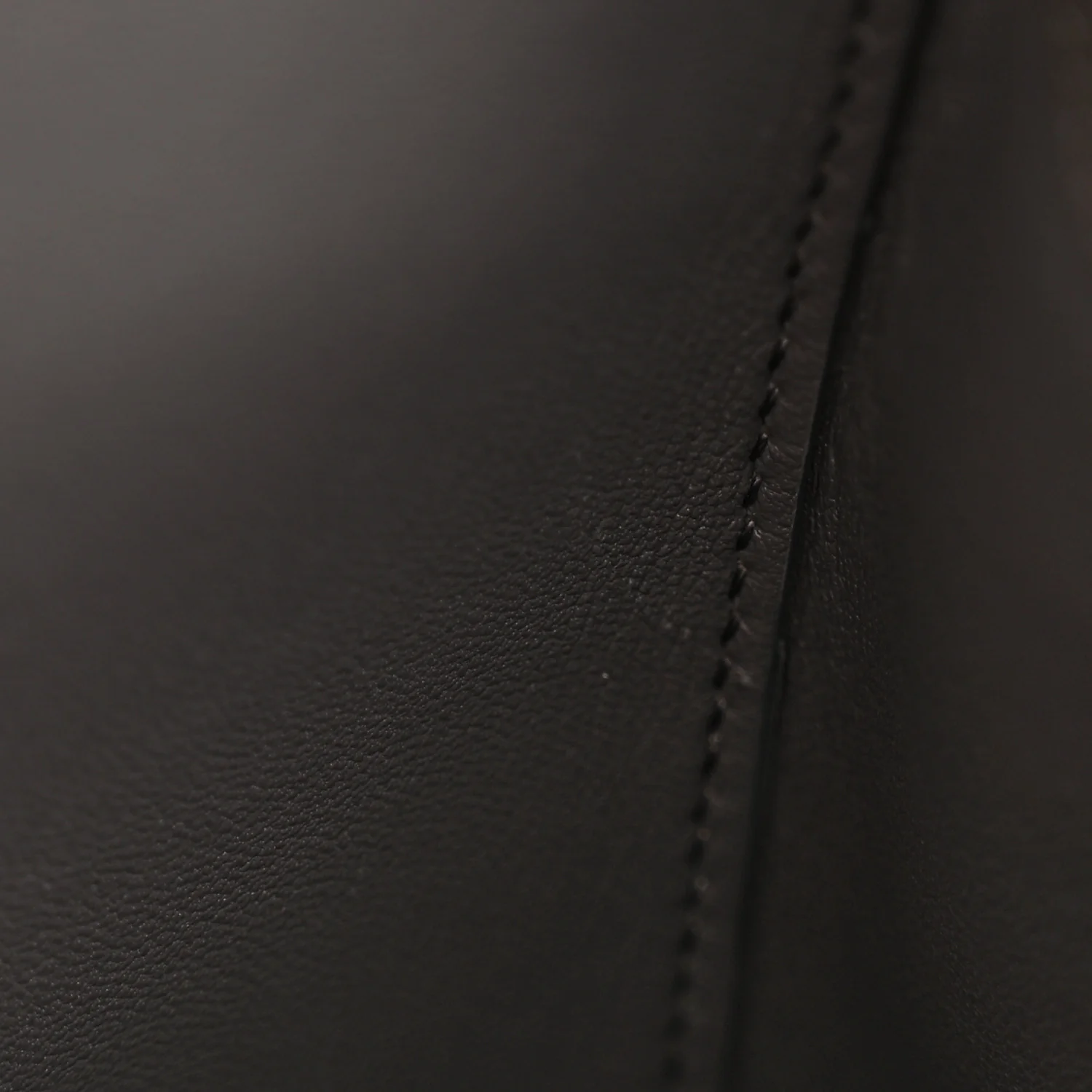 Grained Calfskin Small 16 Top Handle Bag Medium Grey - Image 13