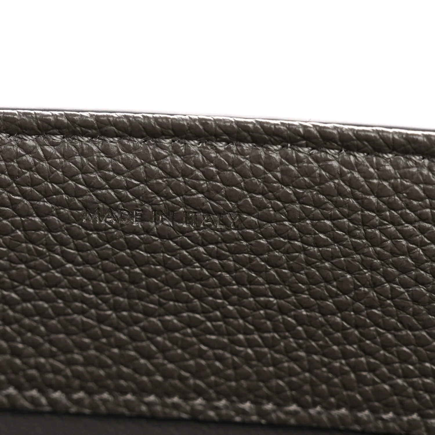 Grained Calfskin Small 16 Top Handle Bag Medium Grey - Image 7