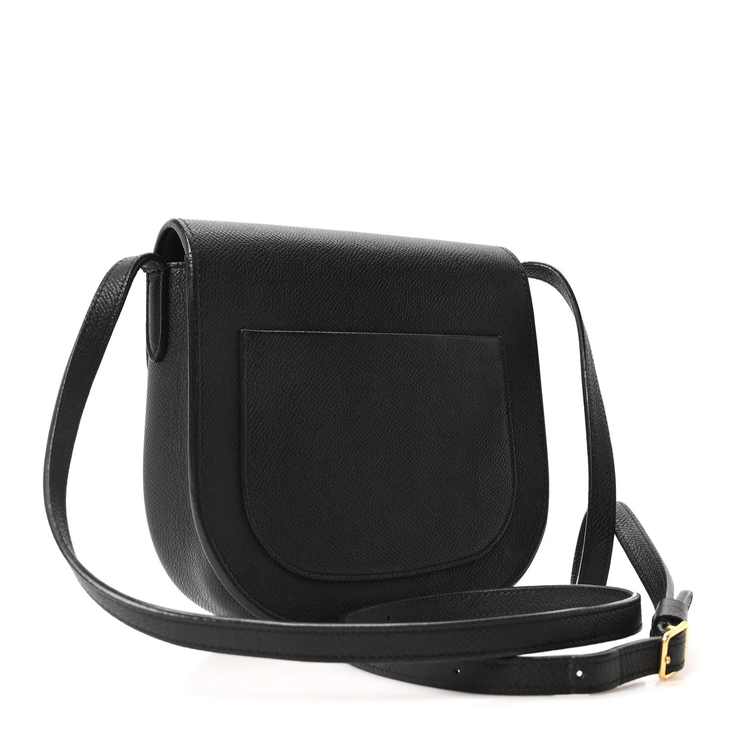 Grained Calfskin Small Trotteur Black - Image 3