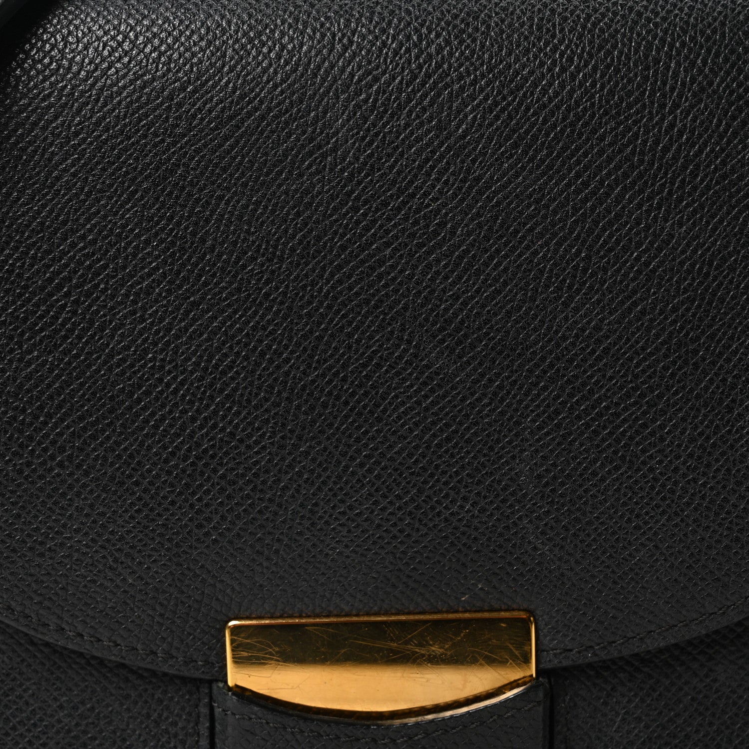 Grained Calfskin Small Trotteur Black - Image 8