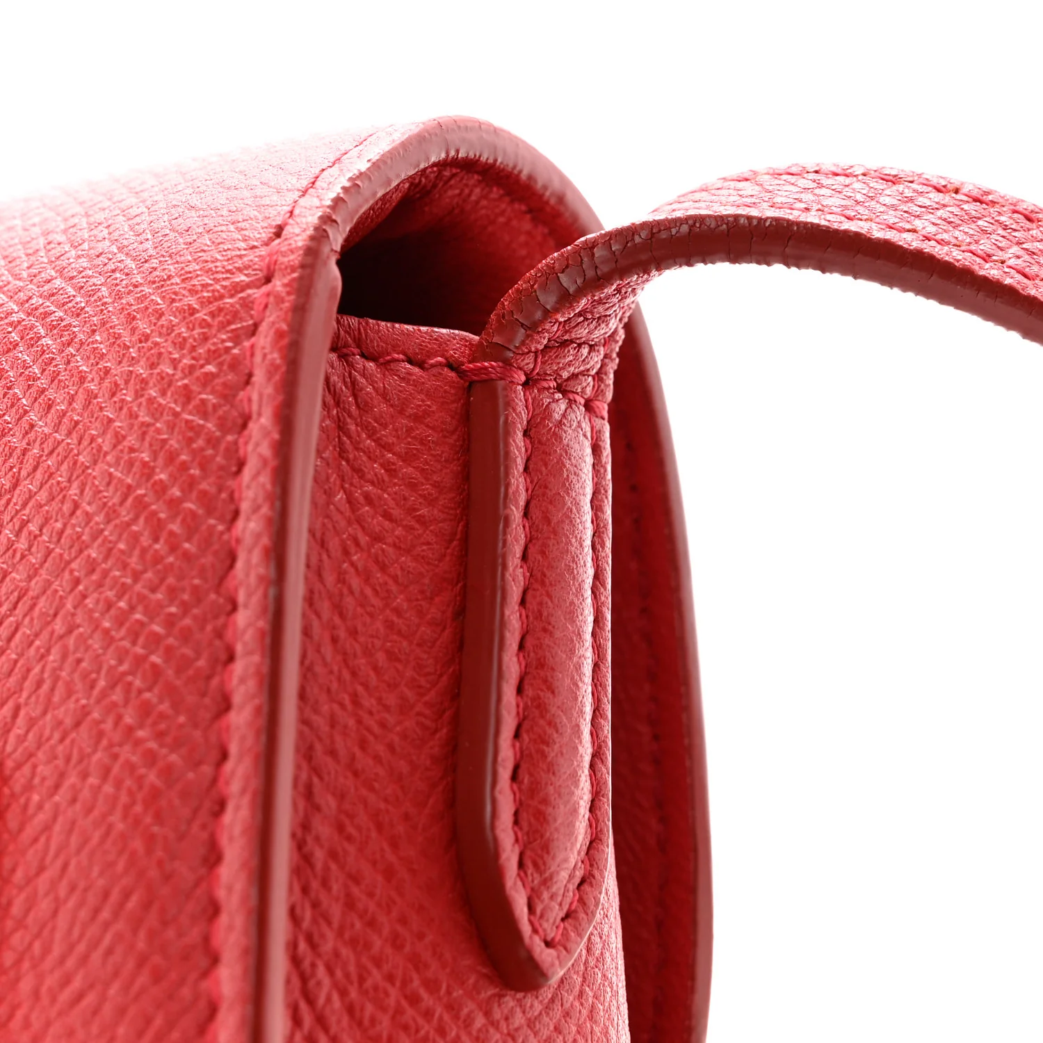 Grained Calfskin Small Trotteur Coquelicot - Image 13