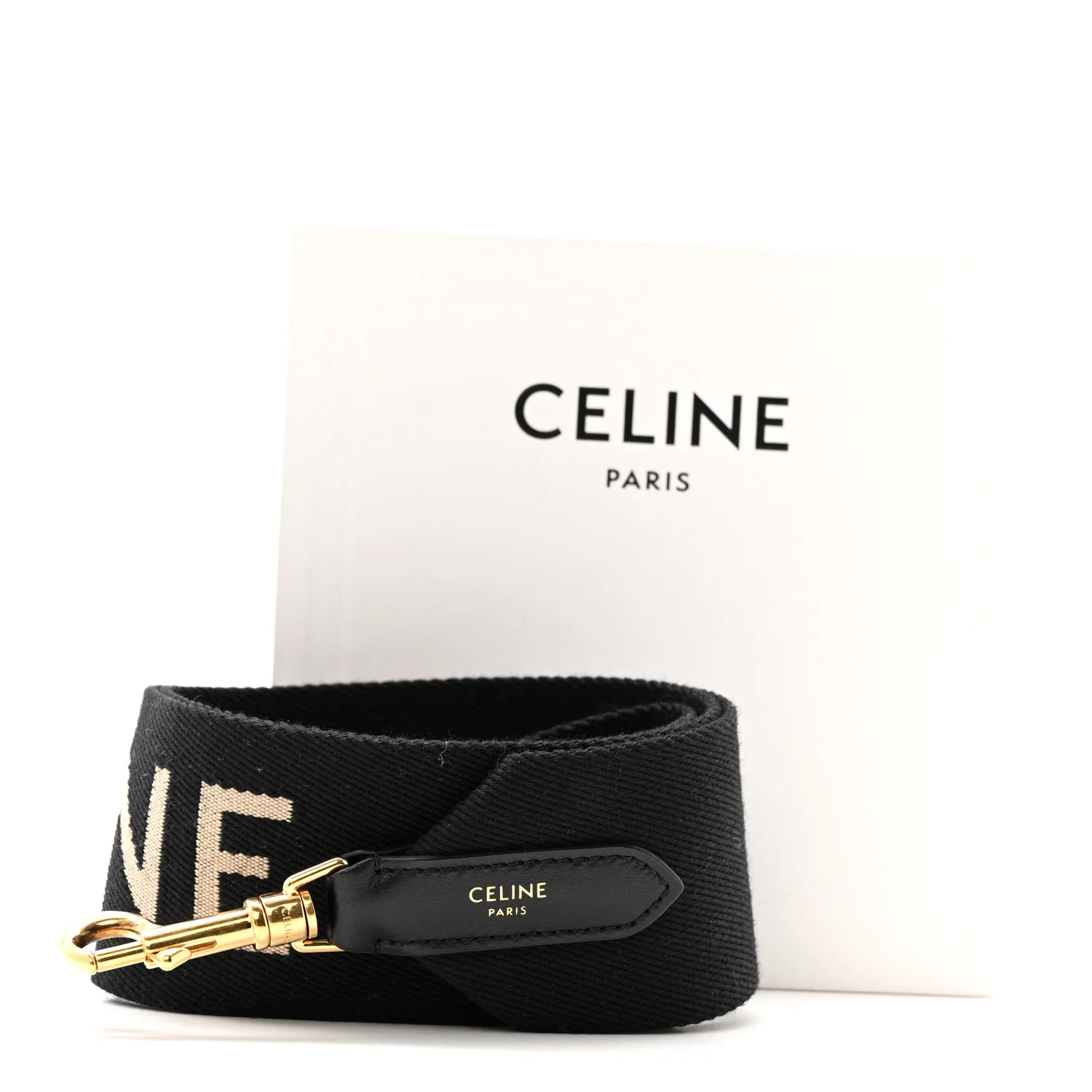 Jacquard Wool Logo Short Strap Black Beige - Image 5