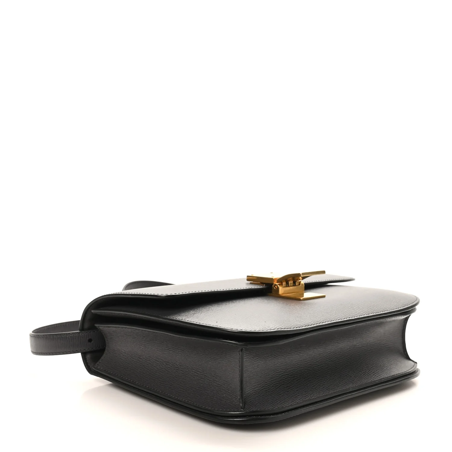 Liege Calfskin Medium Classic Box Flap Bag Liquorice - Image 4