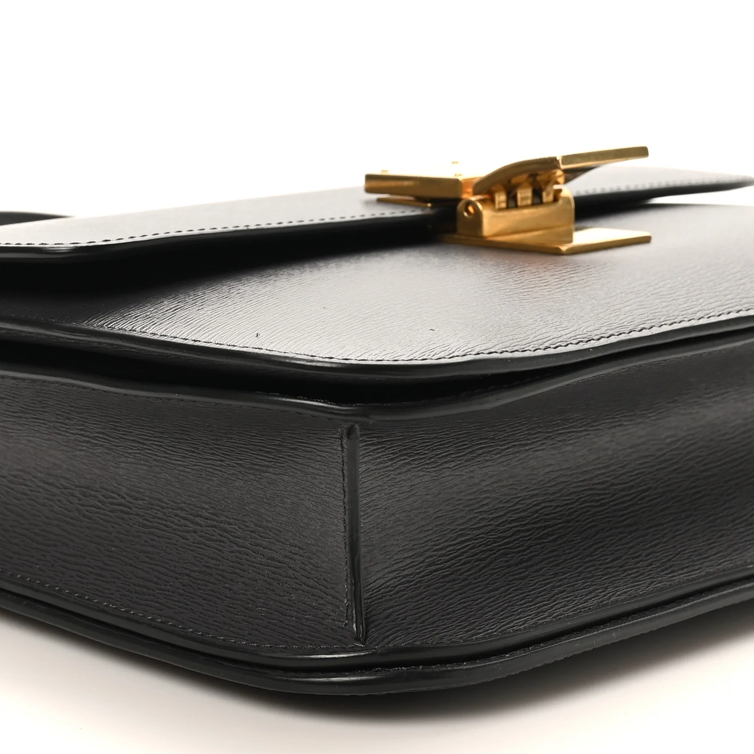 Liege Calfskin Medium Classic Box Flap Bag Liquorice - Image 8