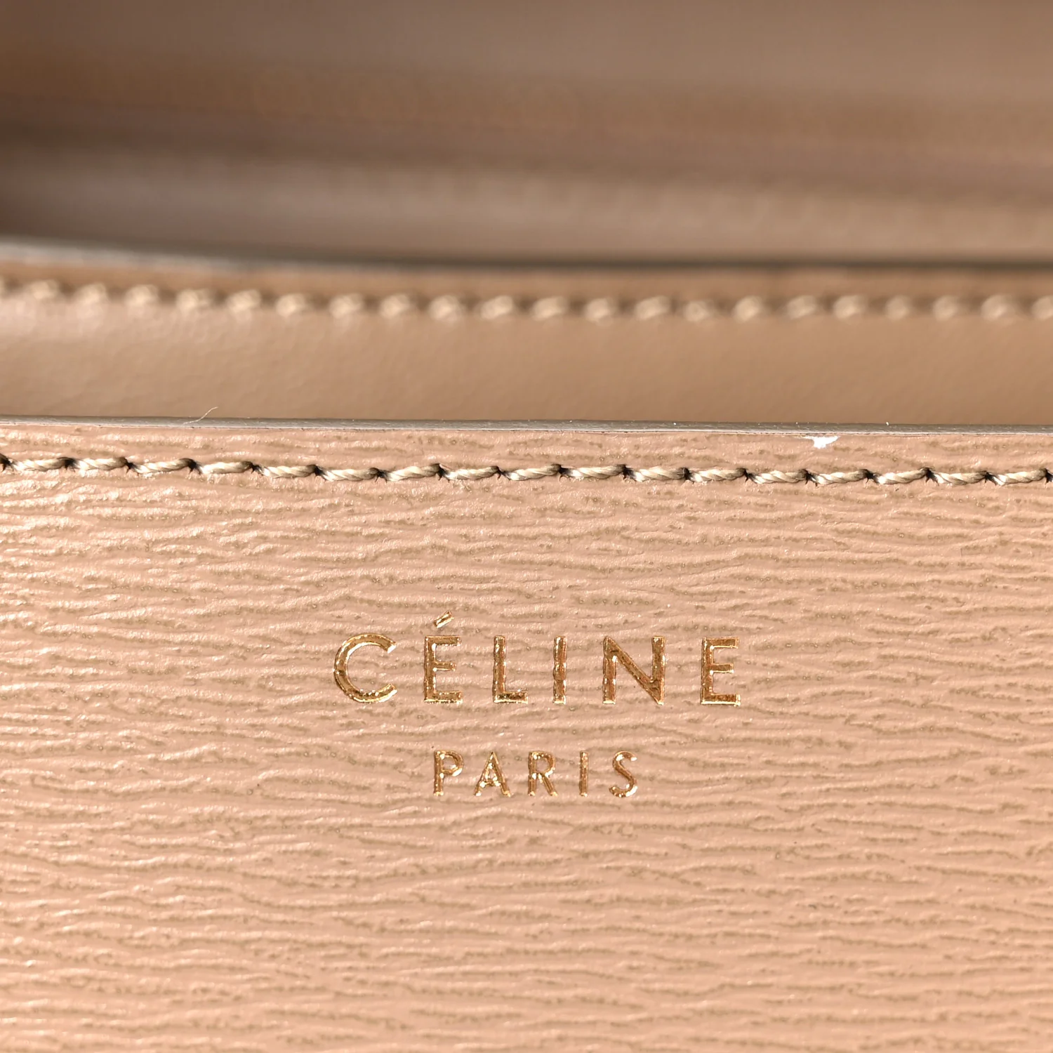 Liege Calfskin Medium Classic Box Flap Bag Taupe - Image 6
