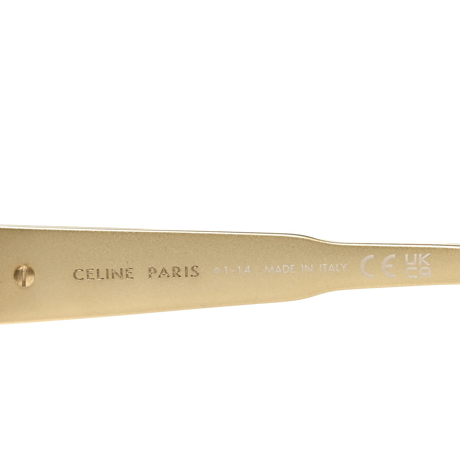 Metal Triomphe 01 Sunglasses CL40235U Gold Green - Image 5