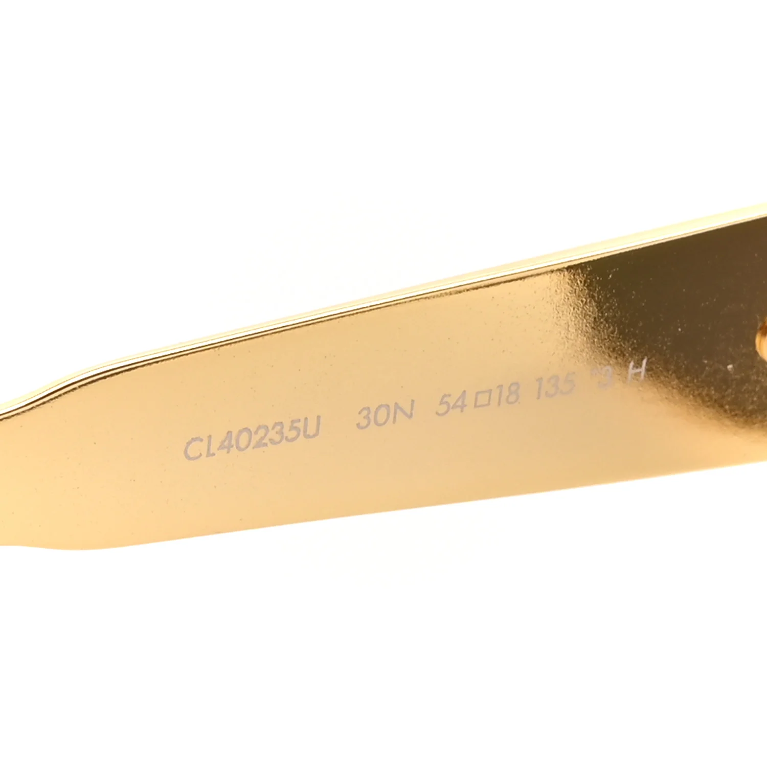 Metal Triomphe 01 Sunglasses CL40235U Gold Green - Image 5