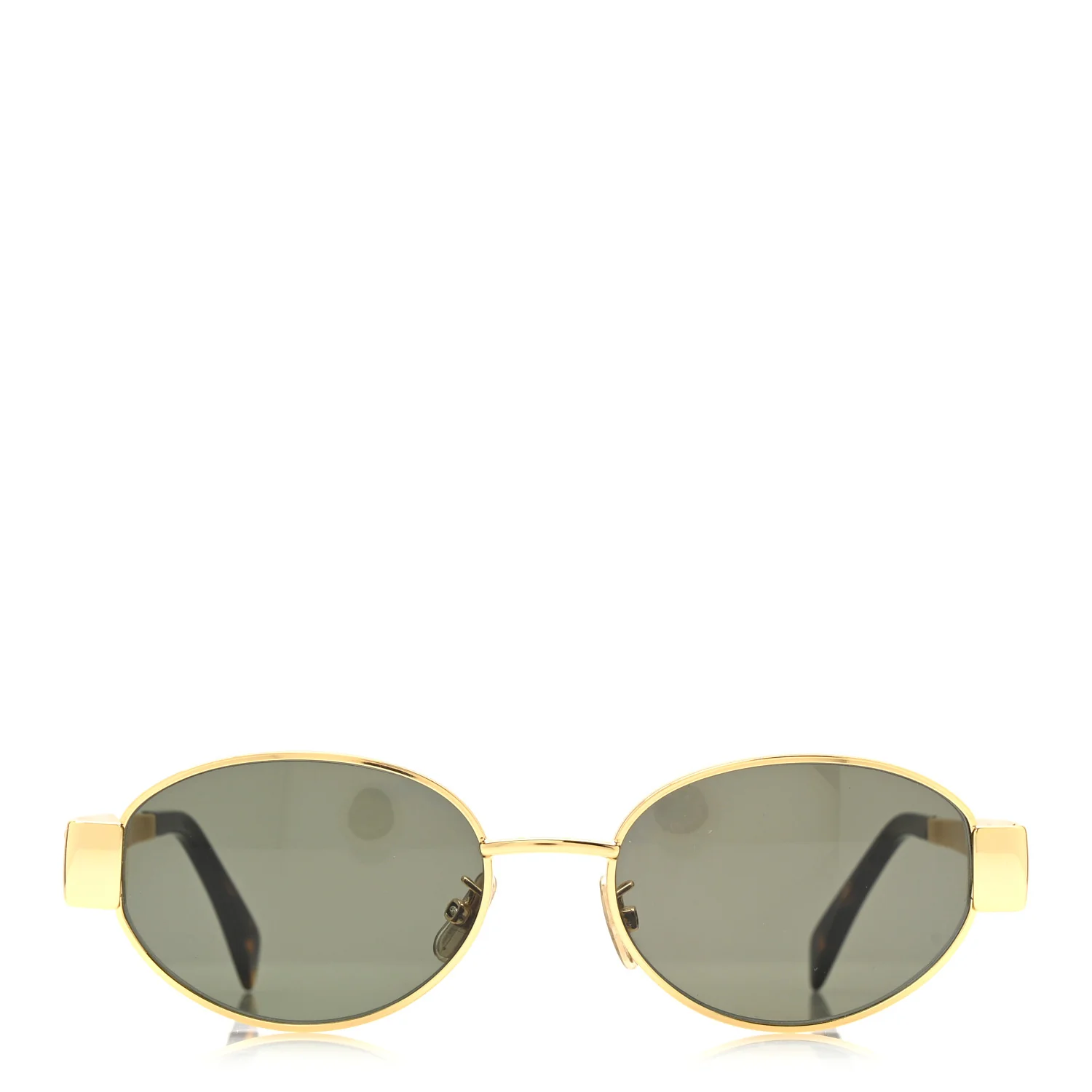 Metal Triomphe 01 Sunglasses CL40235U Gold Green - Image 3