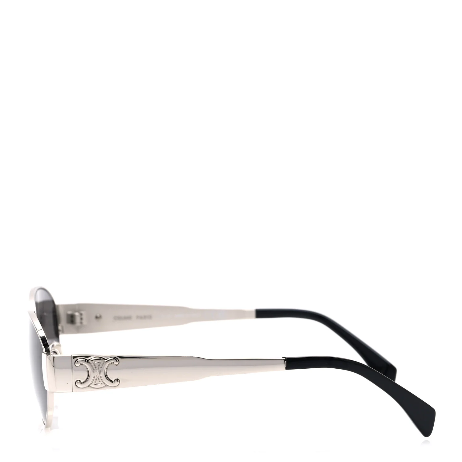 Metal Triomphe 01 Sunglasses CL40235U Silver Black - Image 3