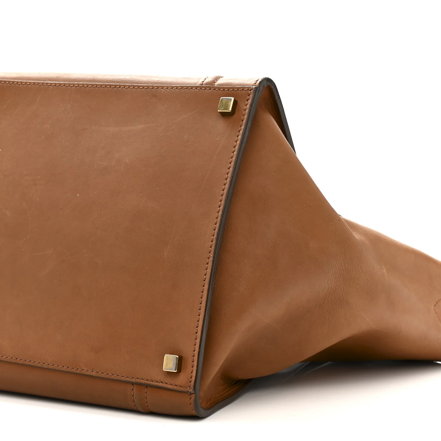 Natural Calfskin Medium Phantom Luggage Tan - Image 11