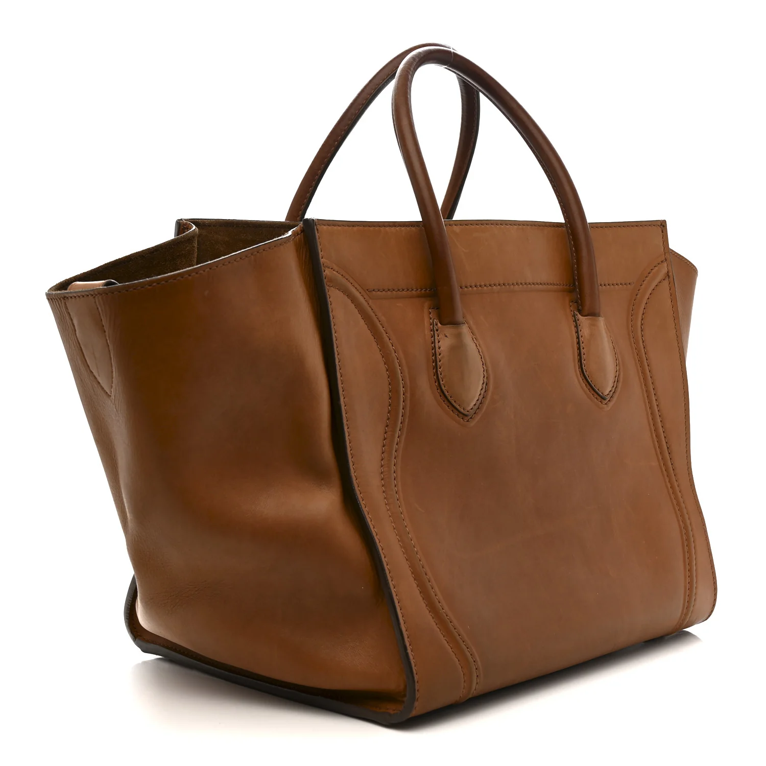 Natural Calfskin Medium Phantom Luggage Tan - Image 3