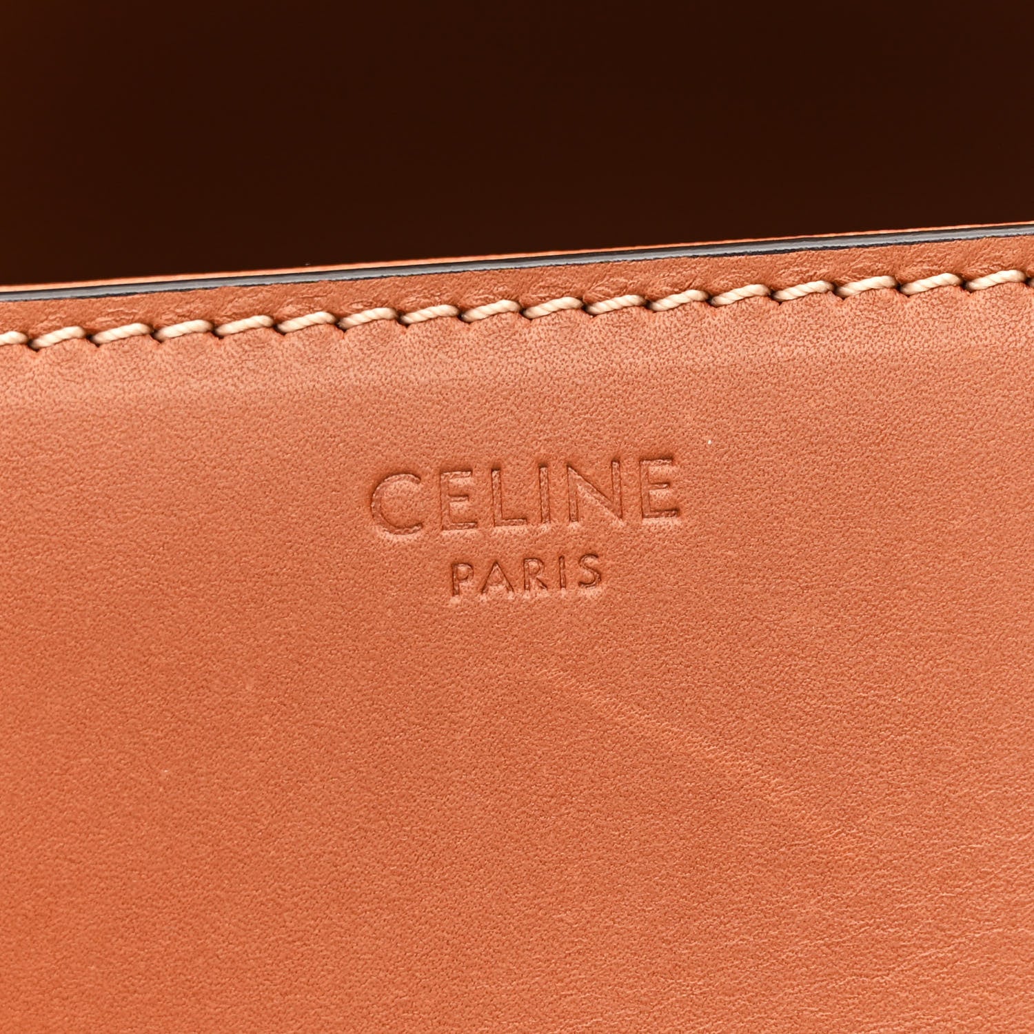 Natural Calfskin Medium Triomphe Tan - Image 6