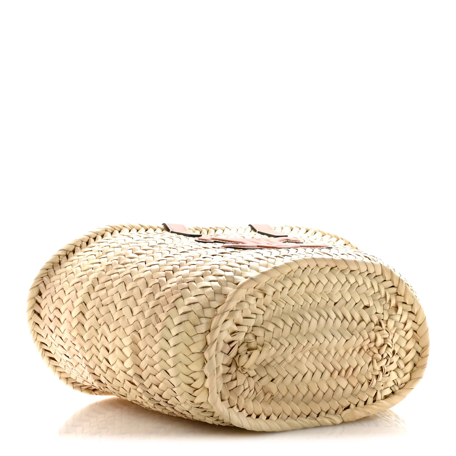 Palm Leaf Calfskin Triomphe Teen Panier Tan - Image 4
