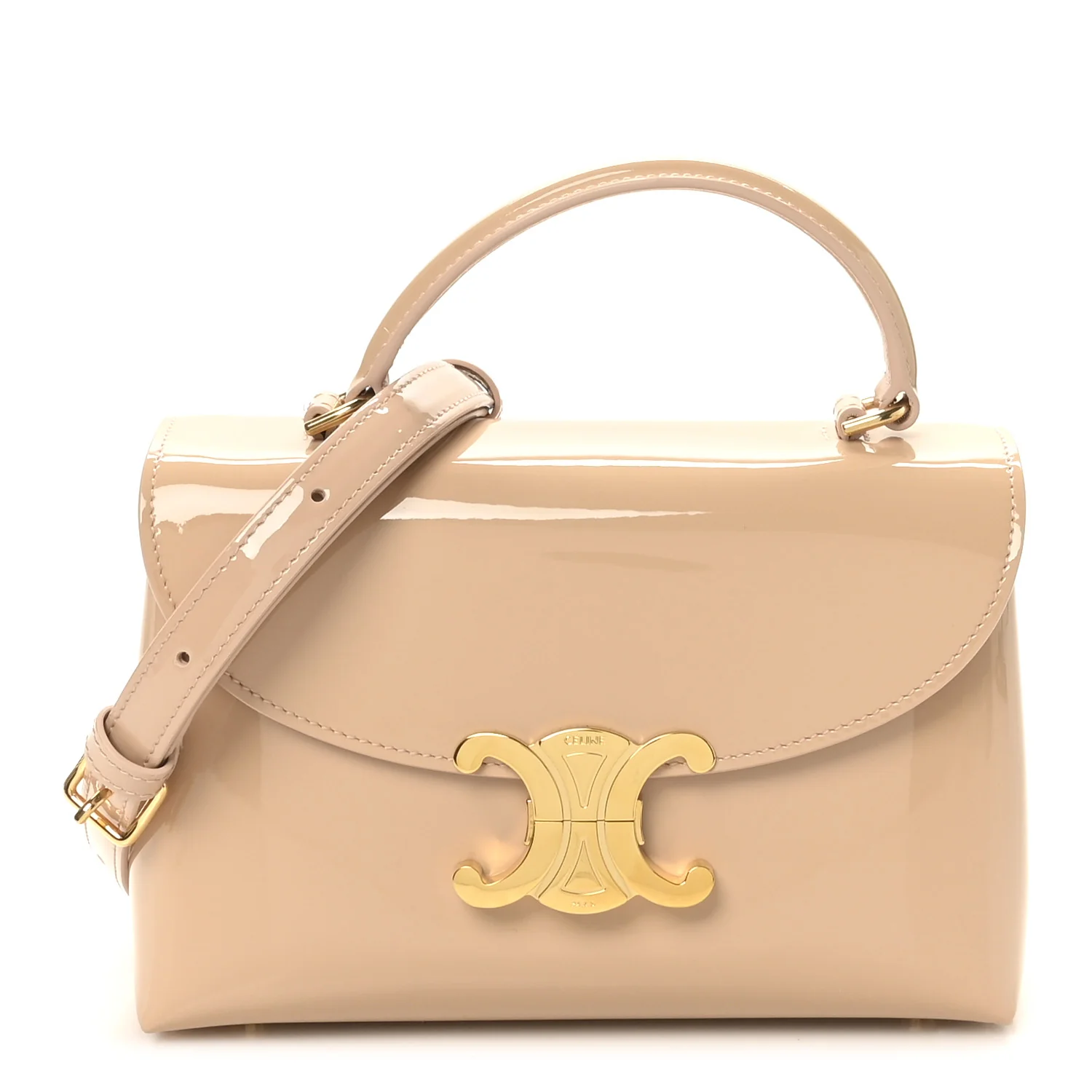 Patent Calfskin Teen Nino Poudre