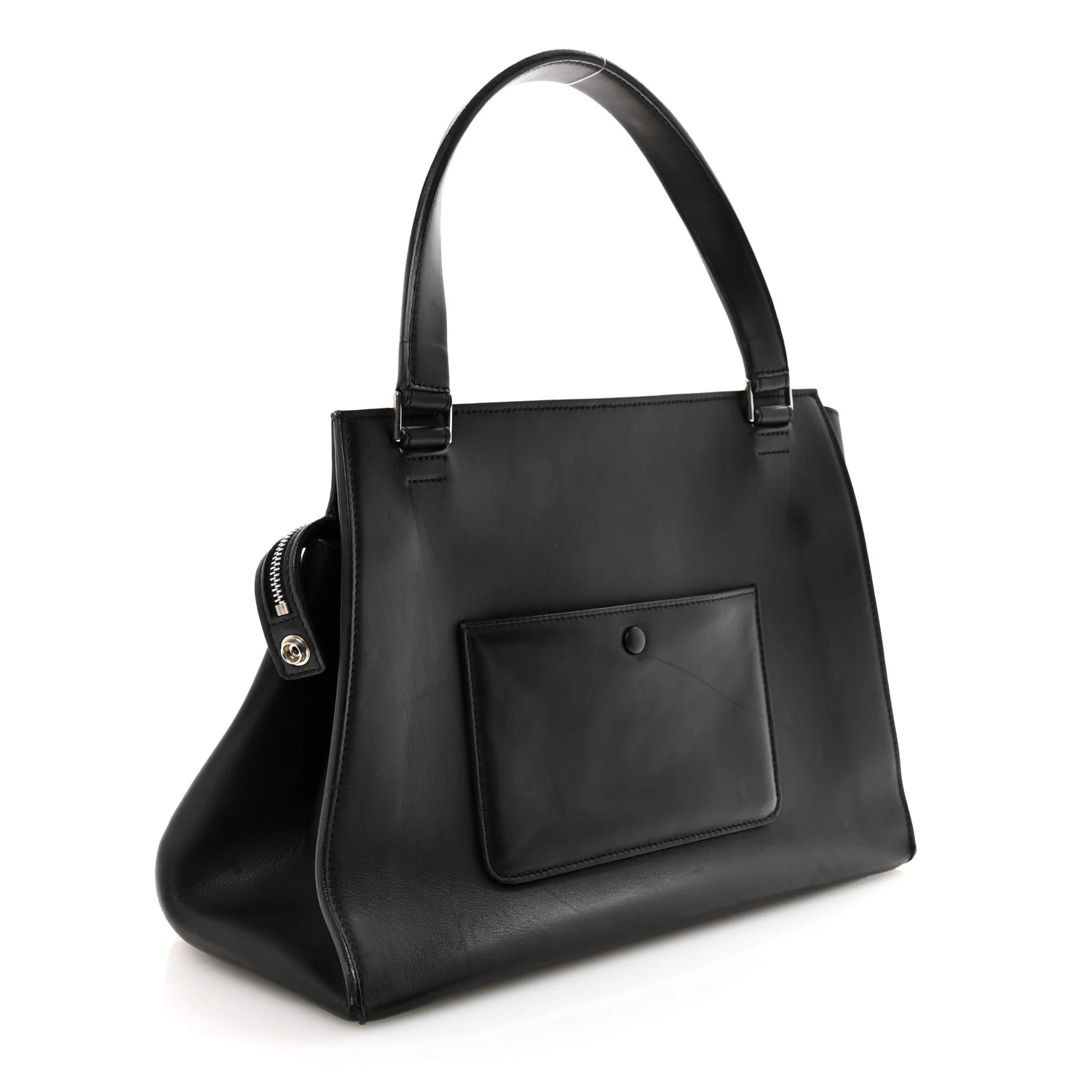 Pony Hair Calfskin Medium Edge Shoulder Bag Praline - Image 3