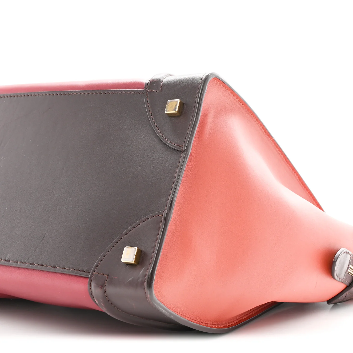 Satin Calfskin Mini Tri-Color Luggage Blood - Image 10