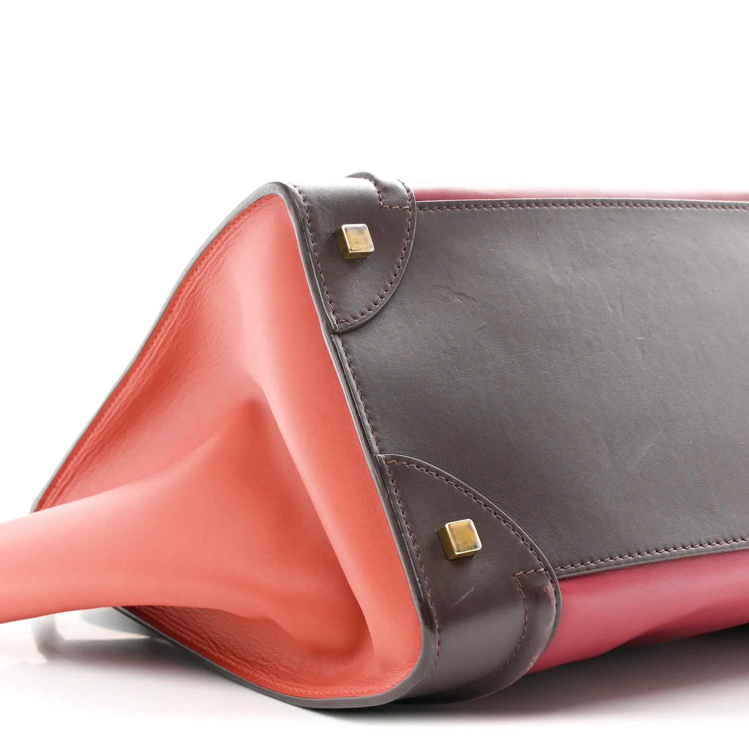 Satin Calfskin Mini Tri-Color Luggage Blood - Image 9