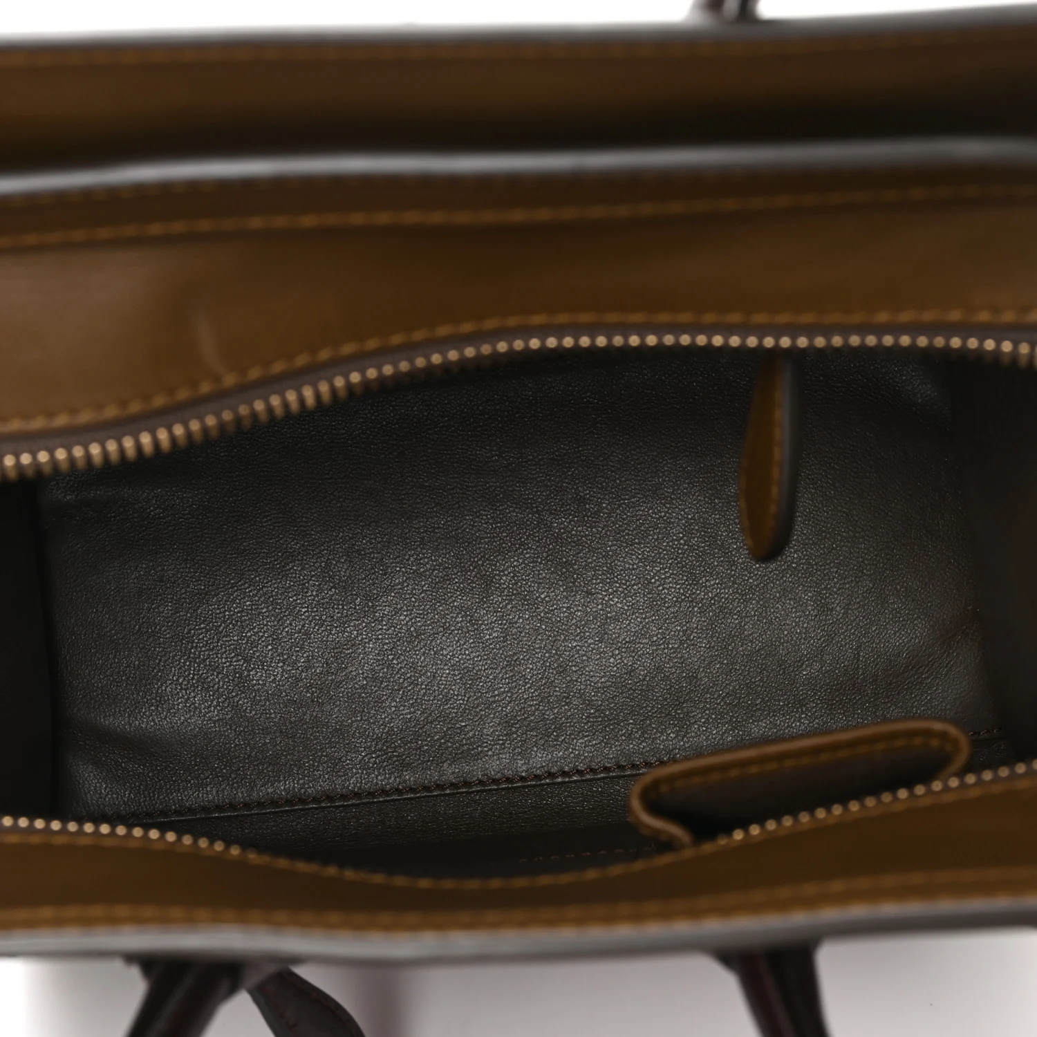 Satin Smooth Calfskin Micro Tri-Color Luggage Rust - Image 5