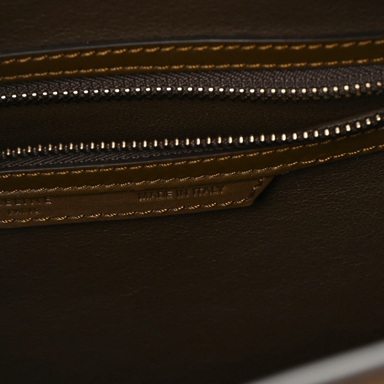 Satin Smooth Calfskin Micro Tri-Color Luggage Rust - Image 6